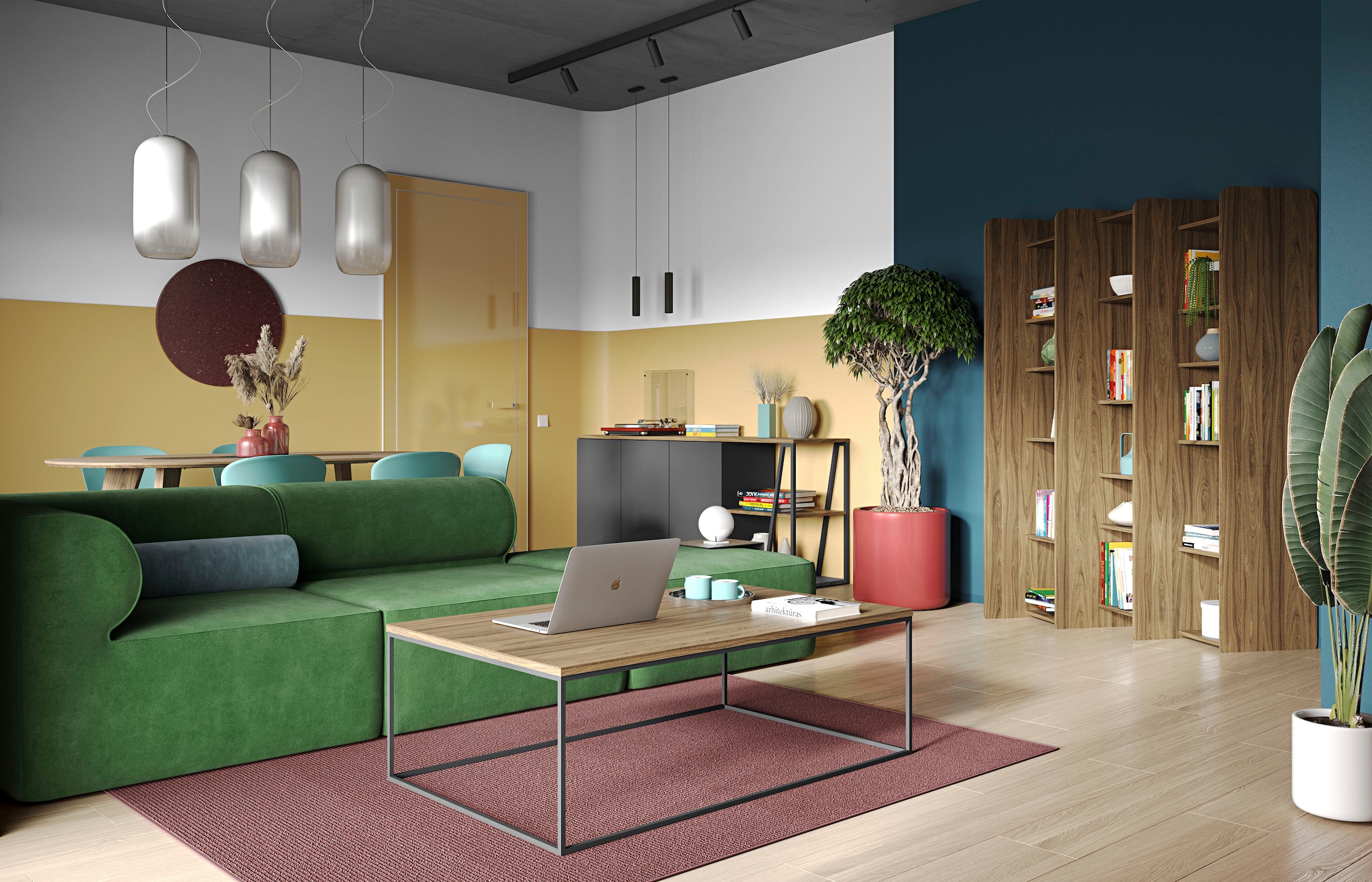 TemaHome Couchtisch »Gleam«, mit einer Platte aus Marmor oder Holz