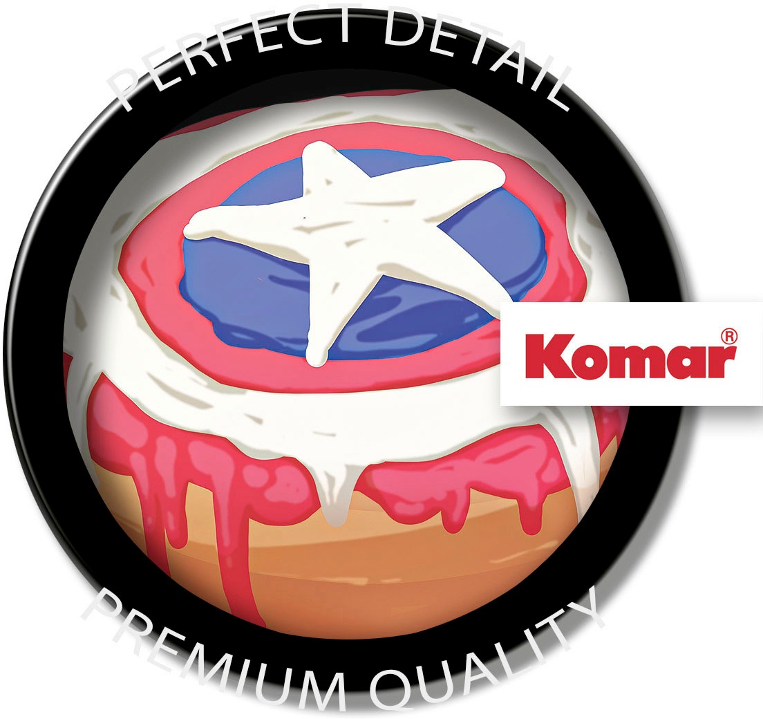 Komar Leinwandbild »Donut give up - Größe 30 x 30 cm«, Disney, (1 St., 30 x 30 cm (Breite x Höhe), Keilrahmenbild mit Echtholzrahmen, Kinderzimmer