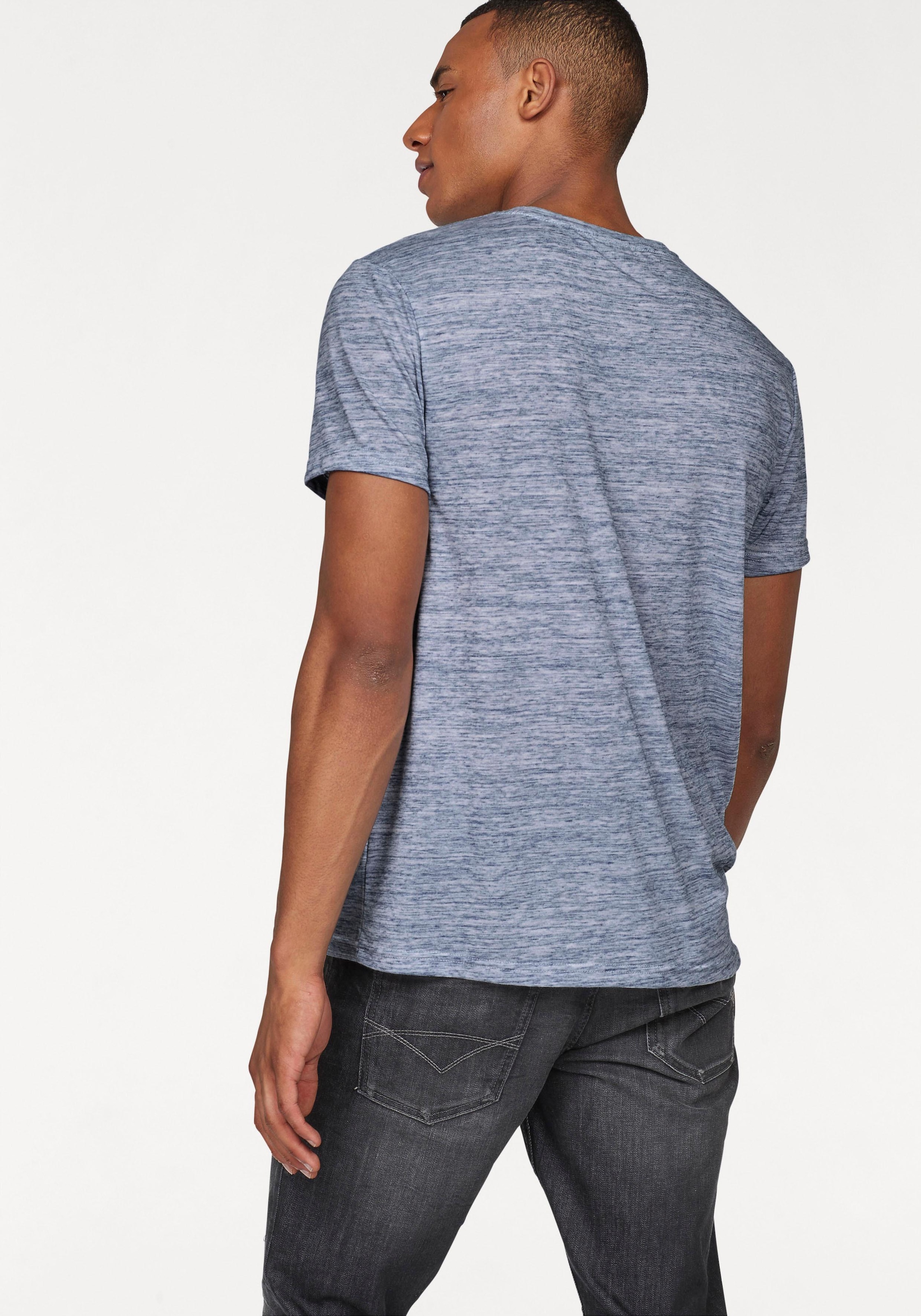 Bruno Banani T-Shirt, Kurzarm, Slim Fit, unifarben, Rundhalsausschnitt