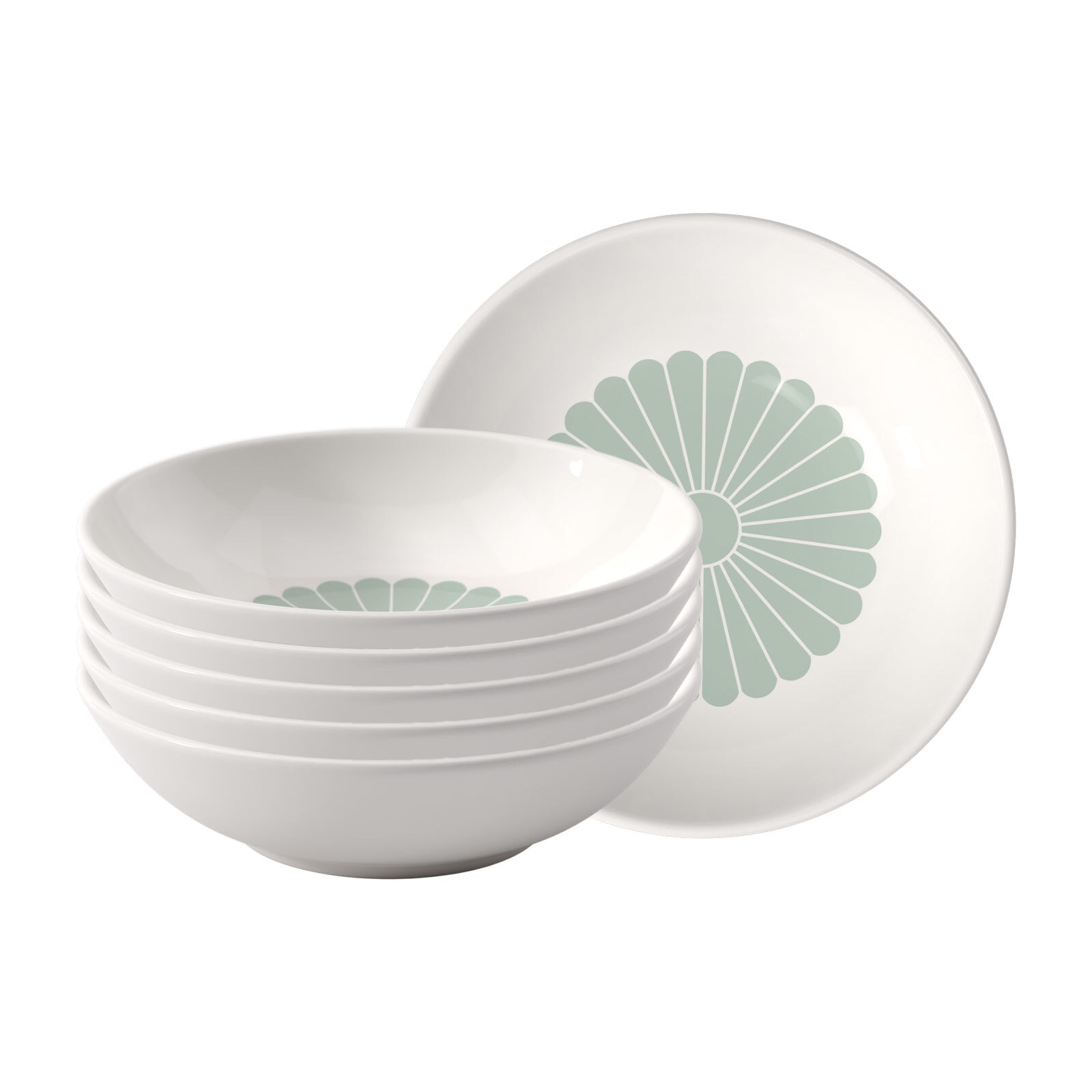 Villeroy & Boch Dessertschale "Fleur 6 Stück" aus Porzellan
