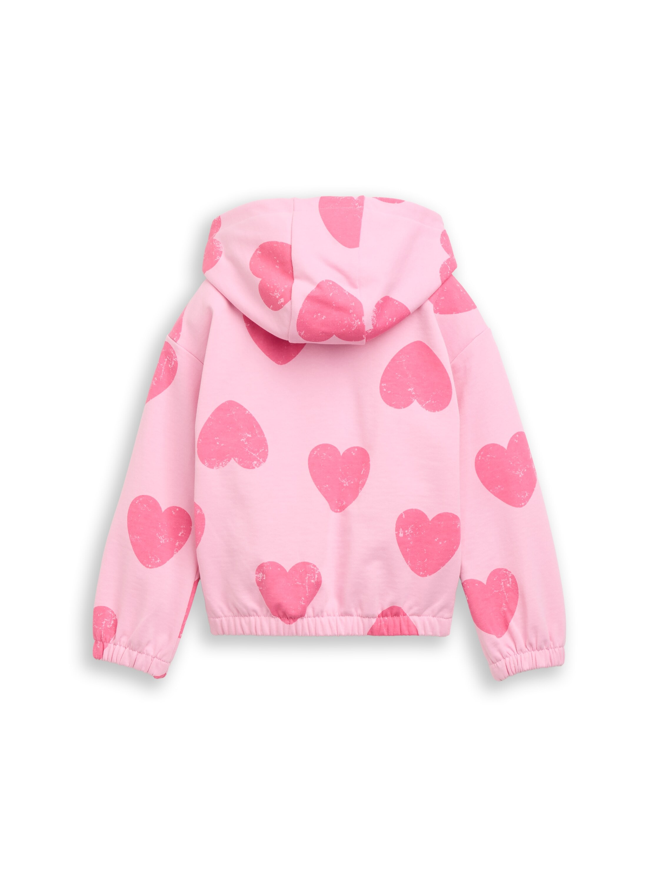 TOM TAILOR Sweatjacke mit All-Over Print