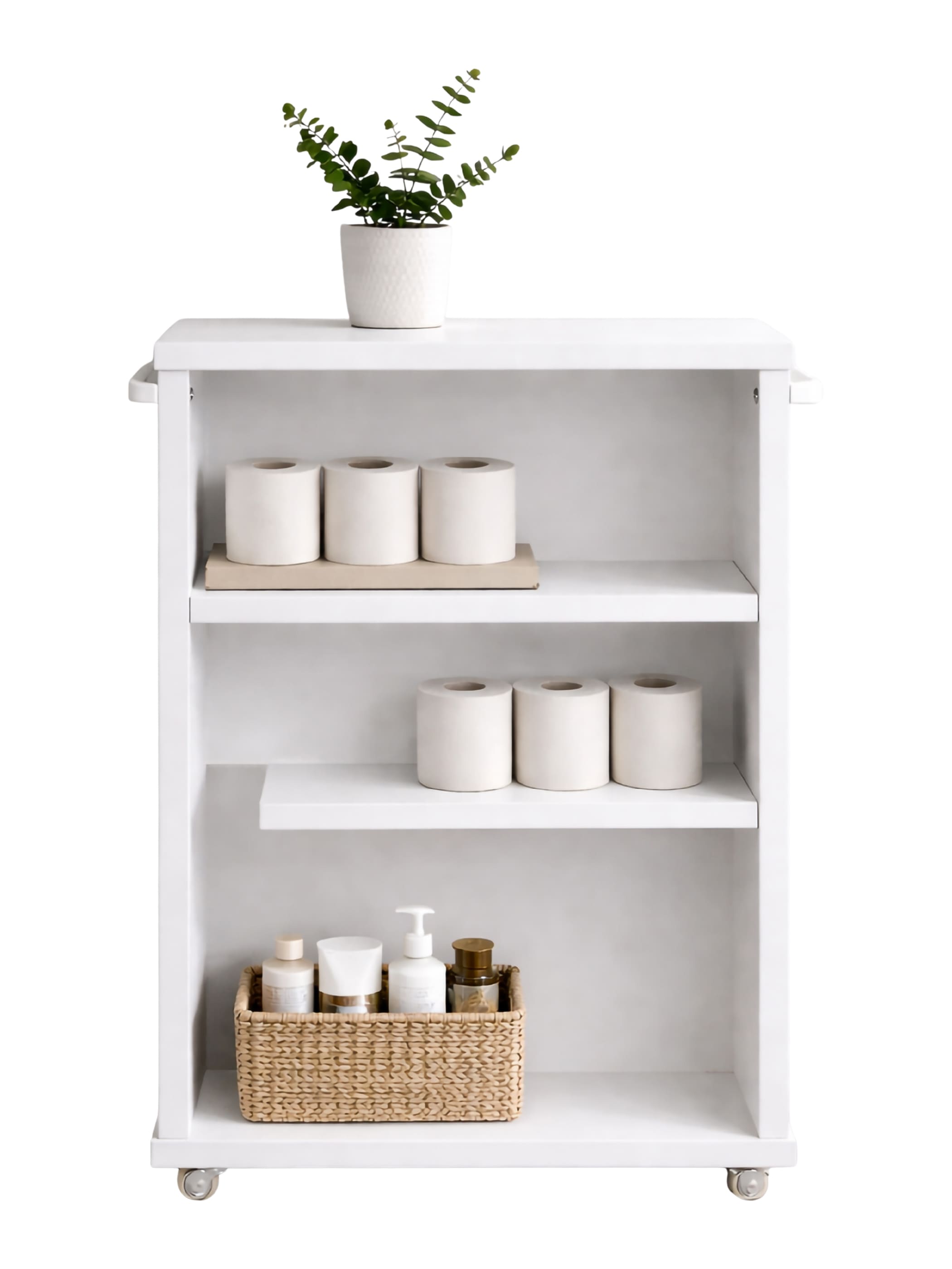 VCM Midischrank »Holz Badschrank Nischenregal Nilari 61 x 20 x 45« 1 Stk. tlg.