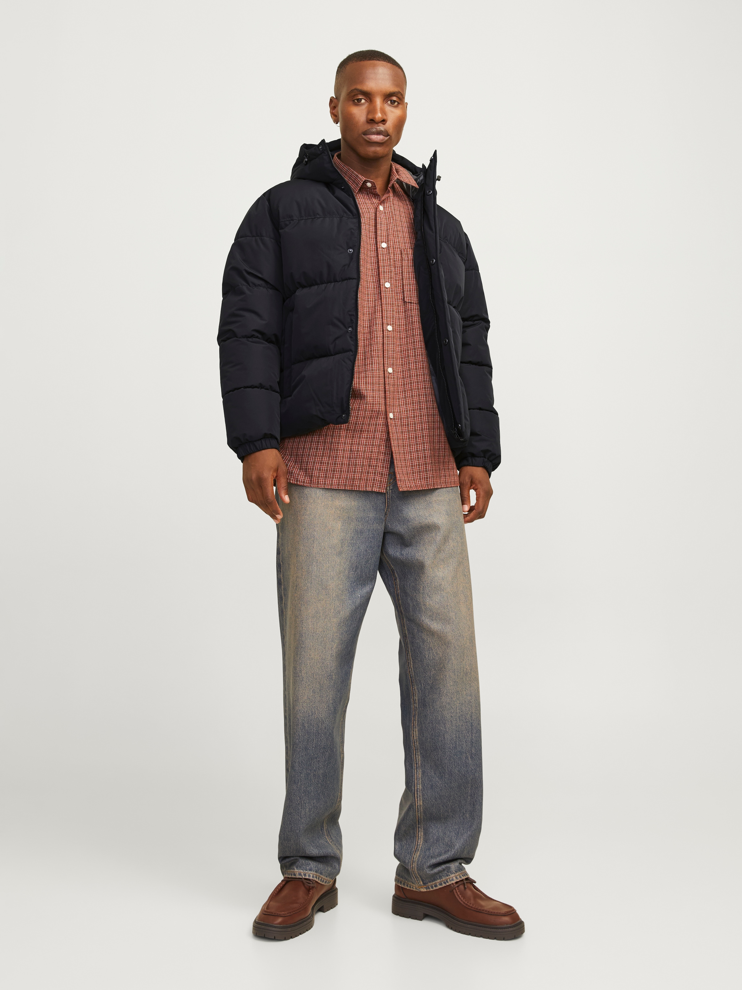 Jack & Jones Steppjacke »JJEBRADLEY PUFFER HOOD SN«, mit Kapuze