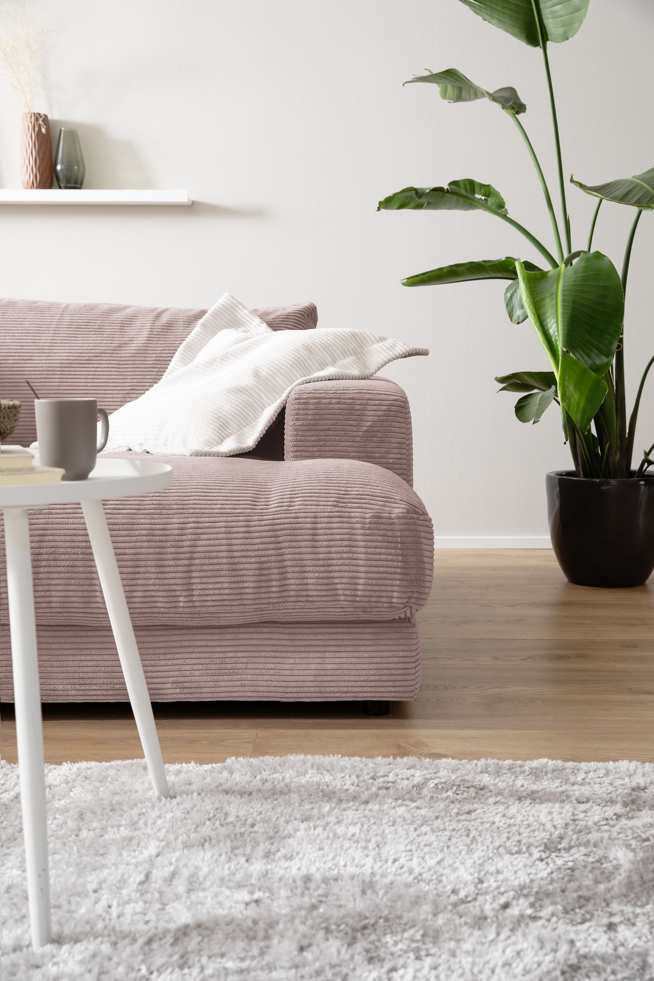 Places of Style Loungesofa »Enisa, B/T/H: 290/170/85 cm«, Zeitloses und stylisches Loungemöbel, Mega-Sofa, Big-Sofa XXL