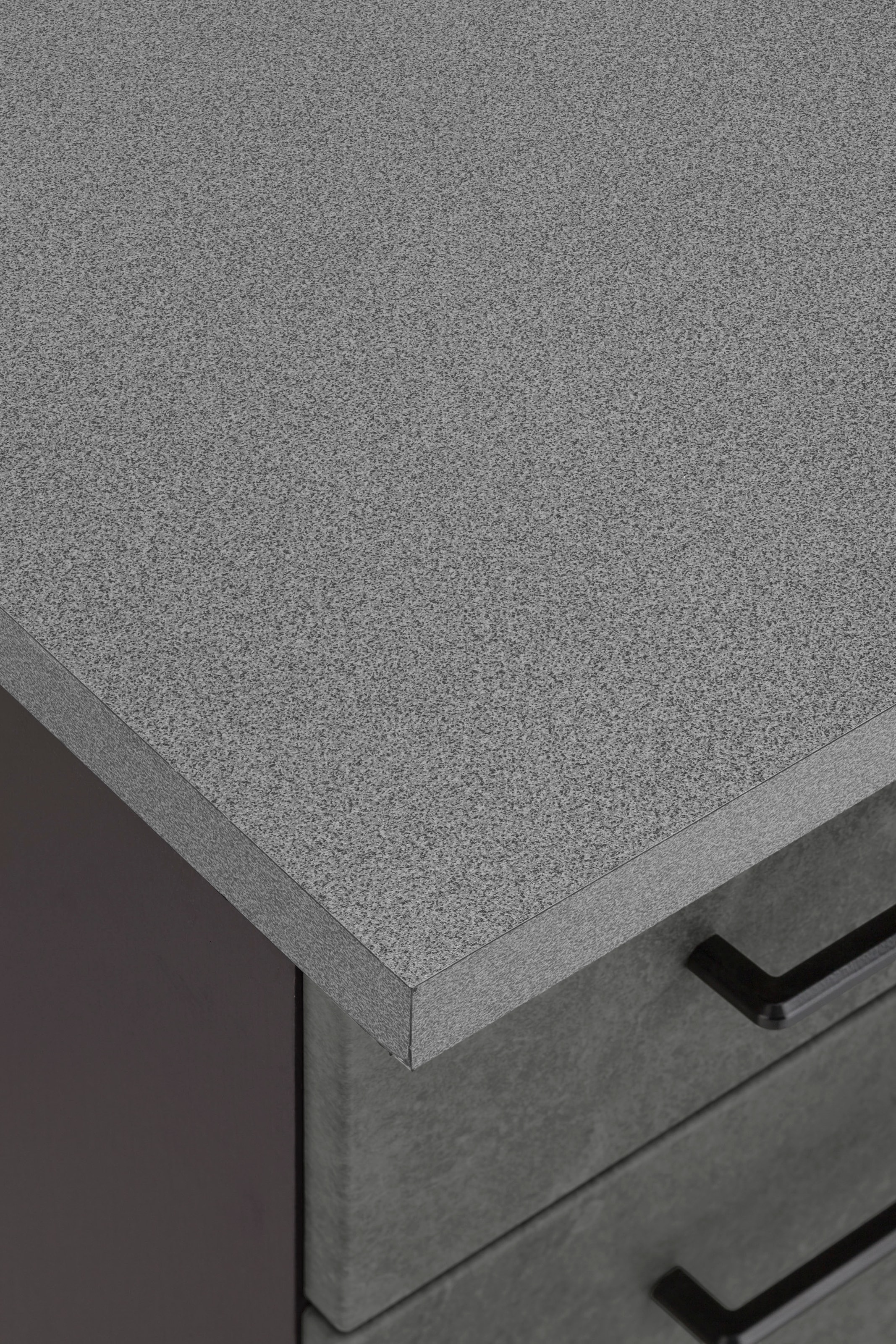 KOCHSTATION Küchenzeile »KS-Tulsa« mit E-Geräten, Breite 380 cm, schwarze Metallgriffe, MDF Fronten