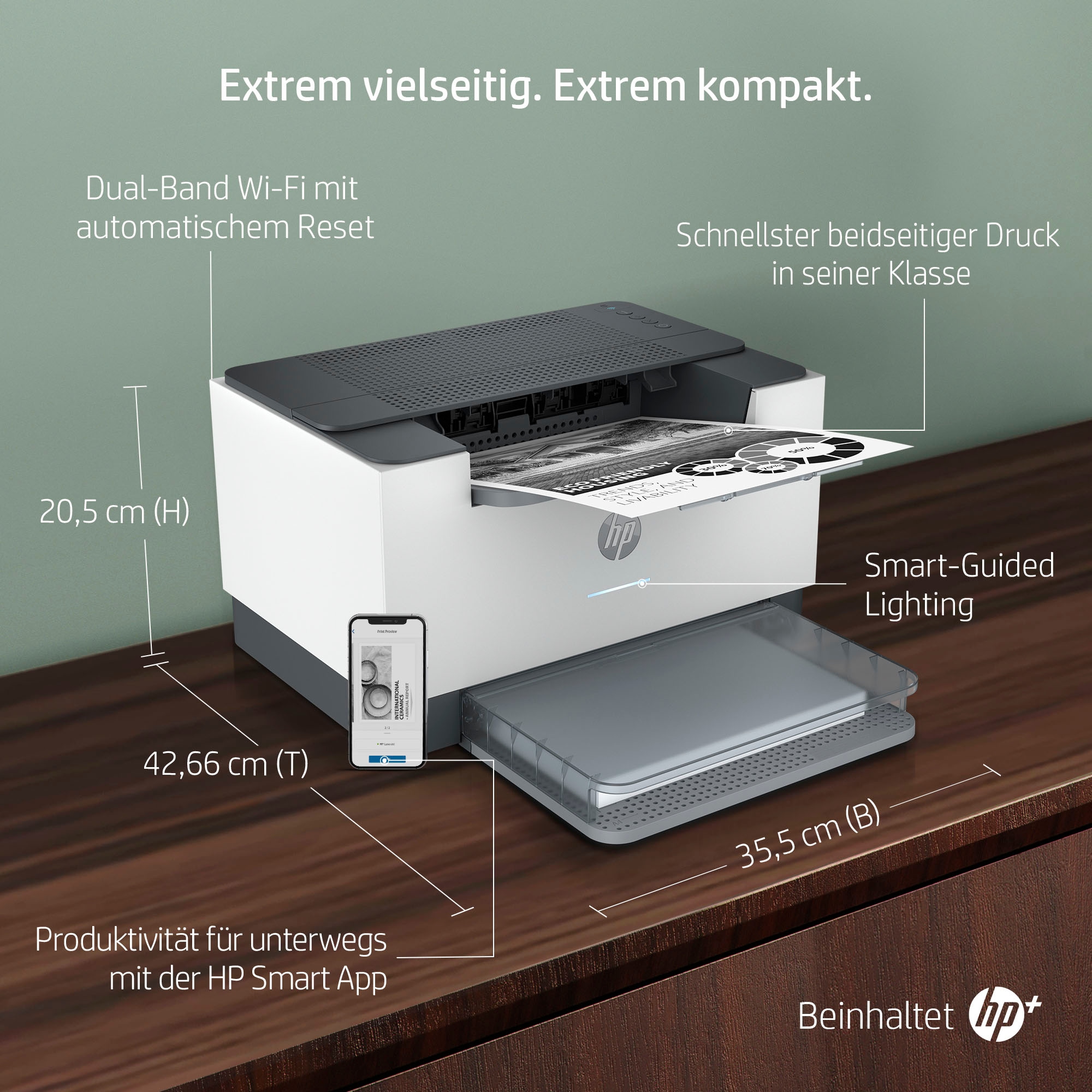 HP Laserdrucker »LaserJet M209dwe«
