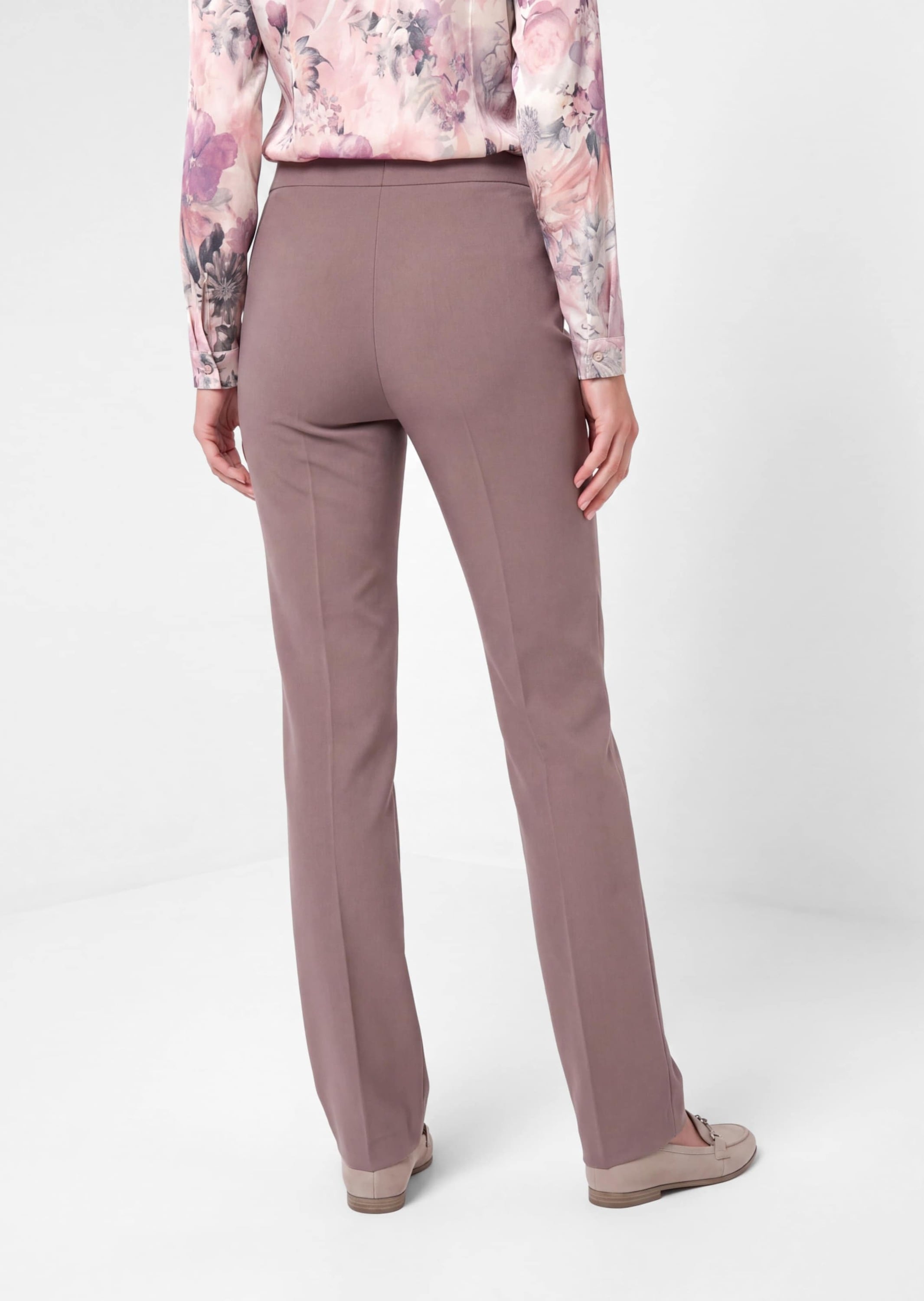 GOLDNER Schlupfhose »Kurzgröße Jerseyhose CARLA aus Flanell«  Eingriffstaschen an den Seiten