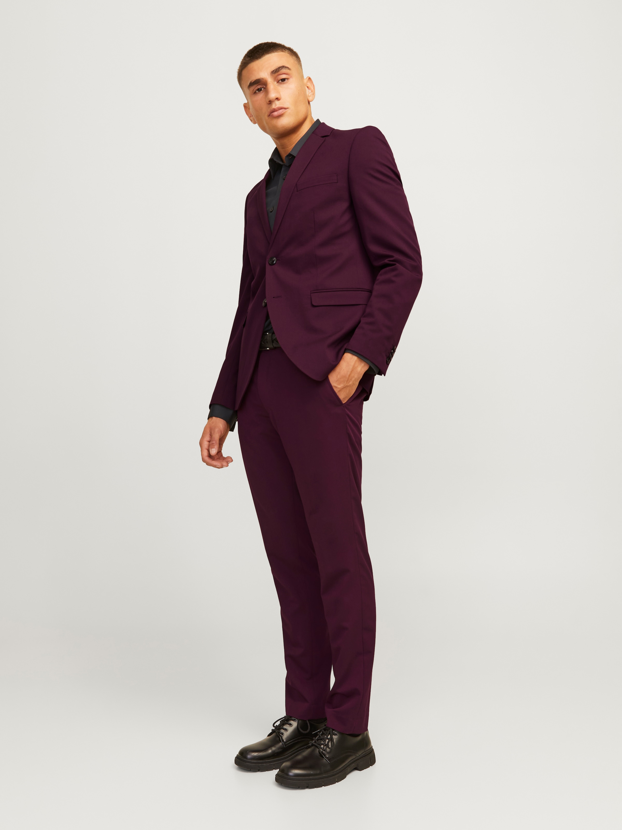 Jack & Jones Anzug »JPRFRANCO SUIT NOOS«, (2 tlg.), slim fit