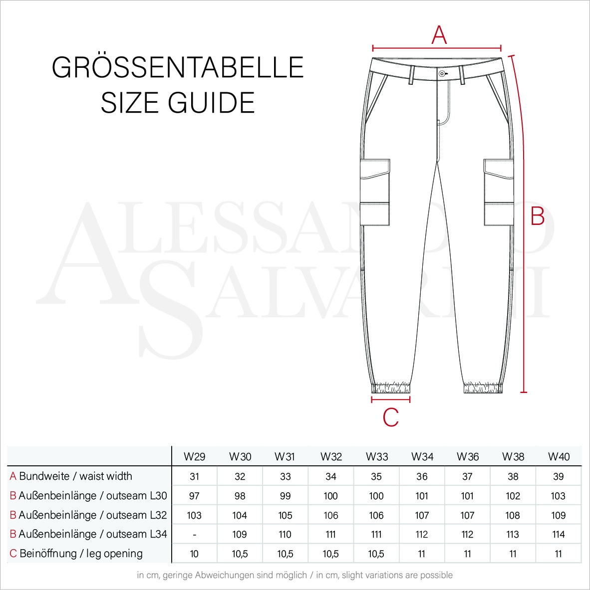 Alessandro Salvarini Cargohose »Alessandro Salvarini Herren Cargo Hose AS270«