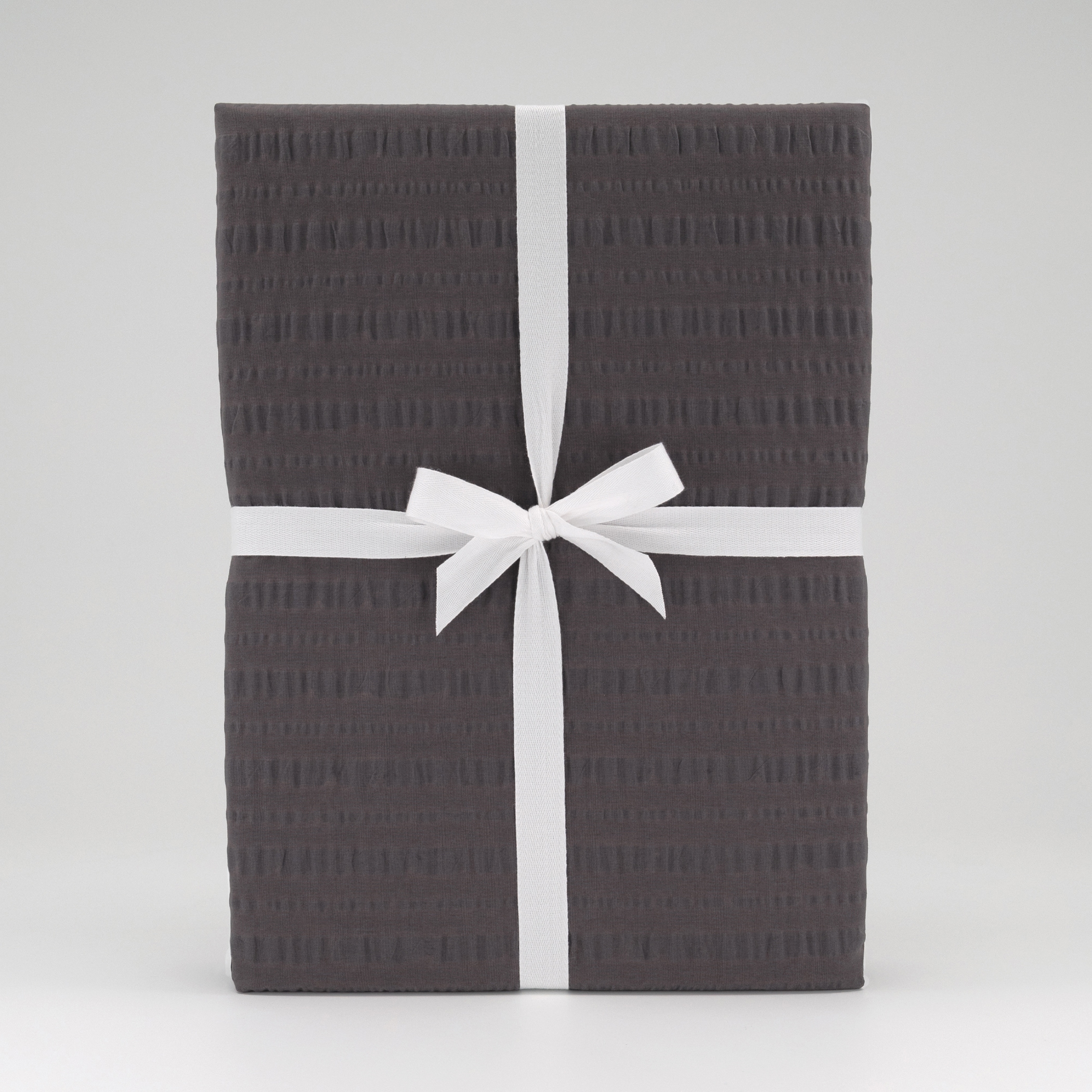 Florella Bettwäsche »UNI schiefer AVANCE Seersucker,  100% Baumwolle«