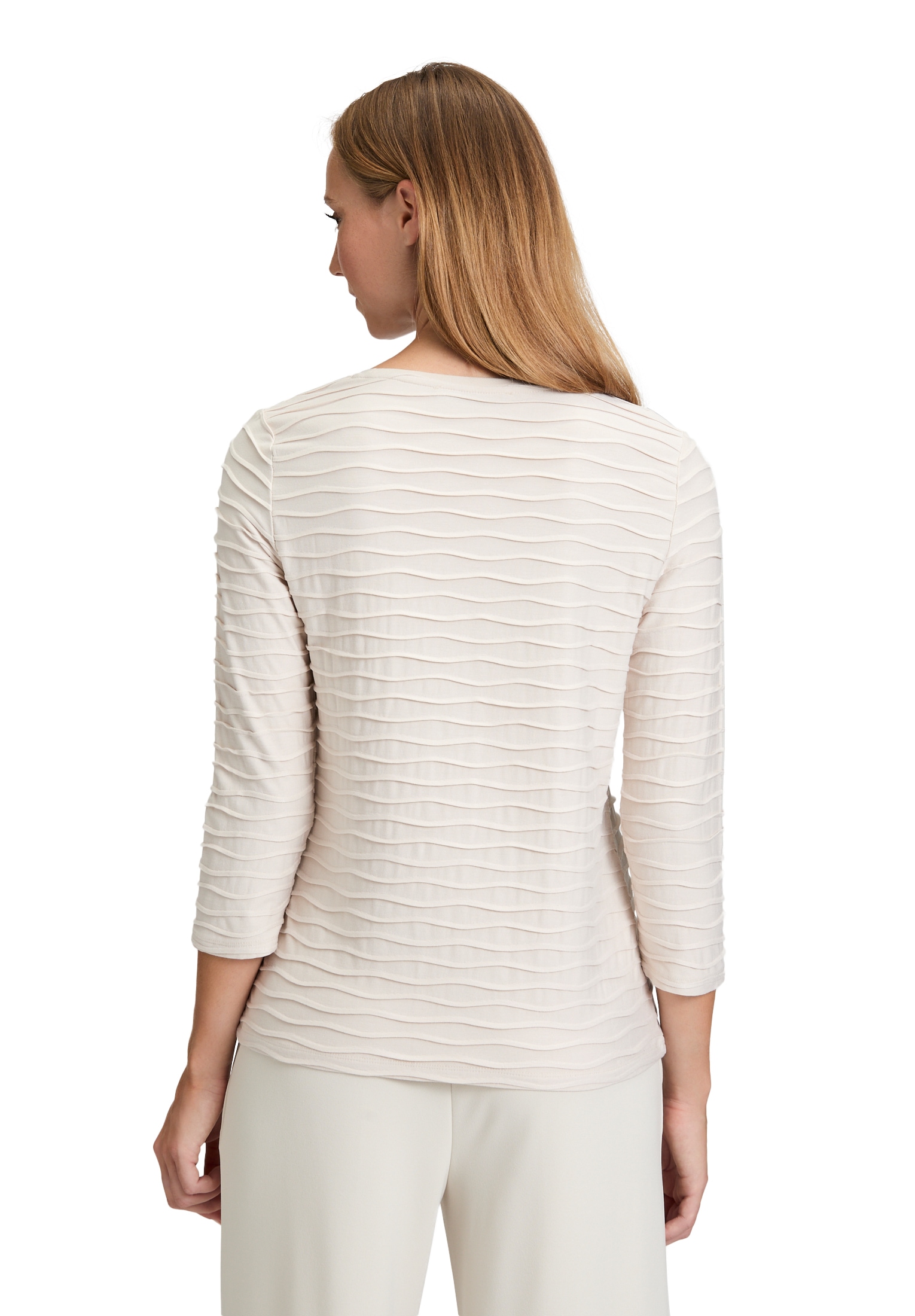 Betty Barclay Langarmshirt »Basic Shirt mit Wellenstruktur«