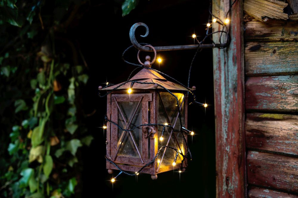 KONSTSMIDE LED-Lichterkette »Weihnachtsdeko aussen« gefrostet, 120 warm weiße Dioden