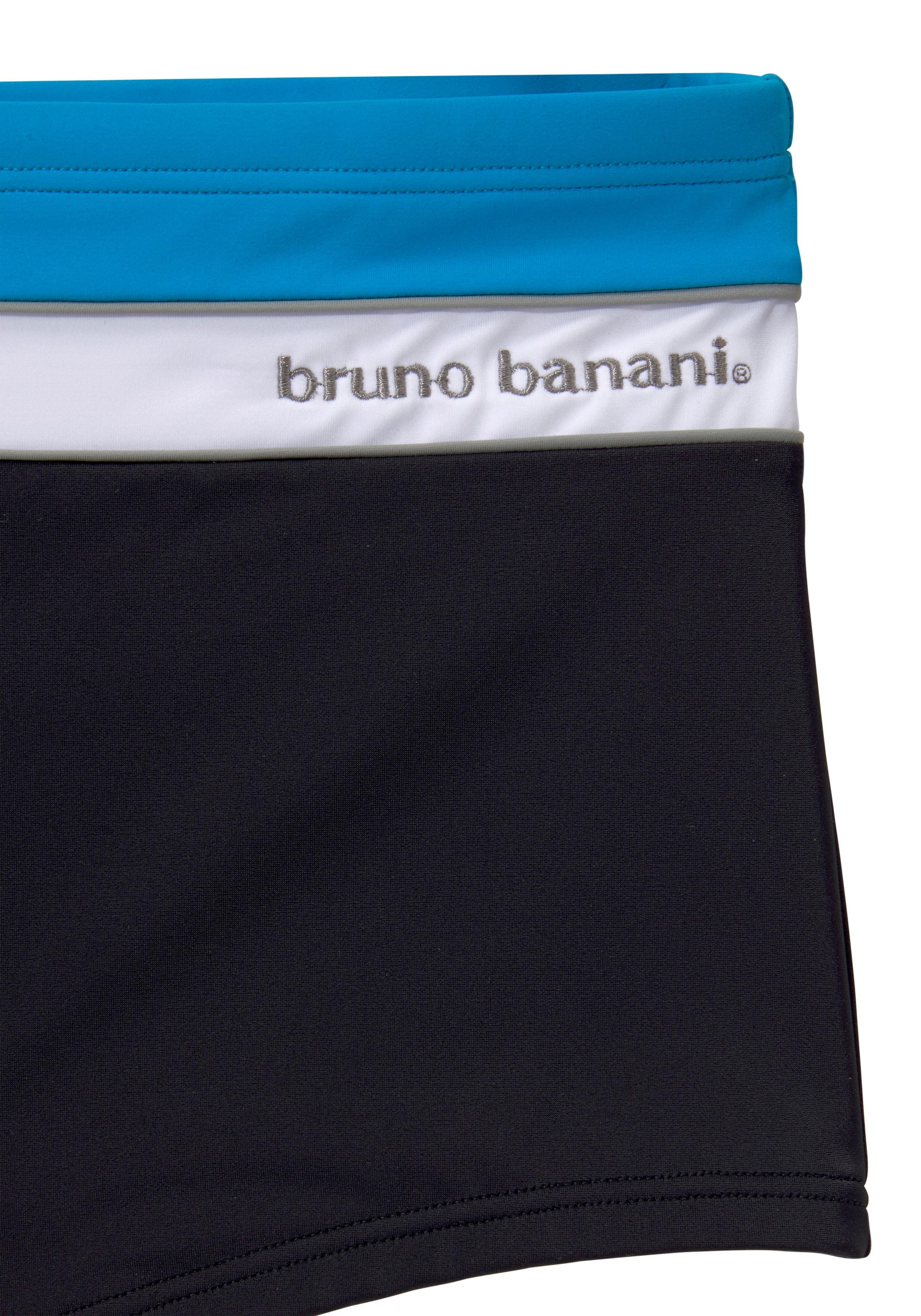 Bruno Banani Boxer-Badehose, mit Kontraststreifen