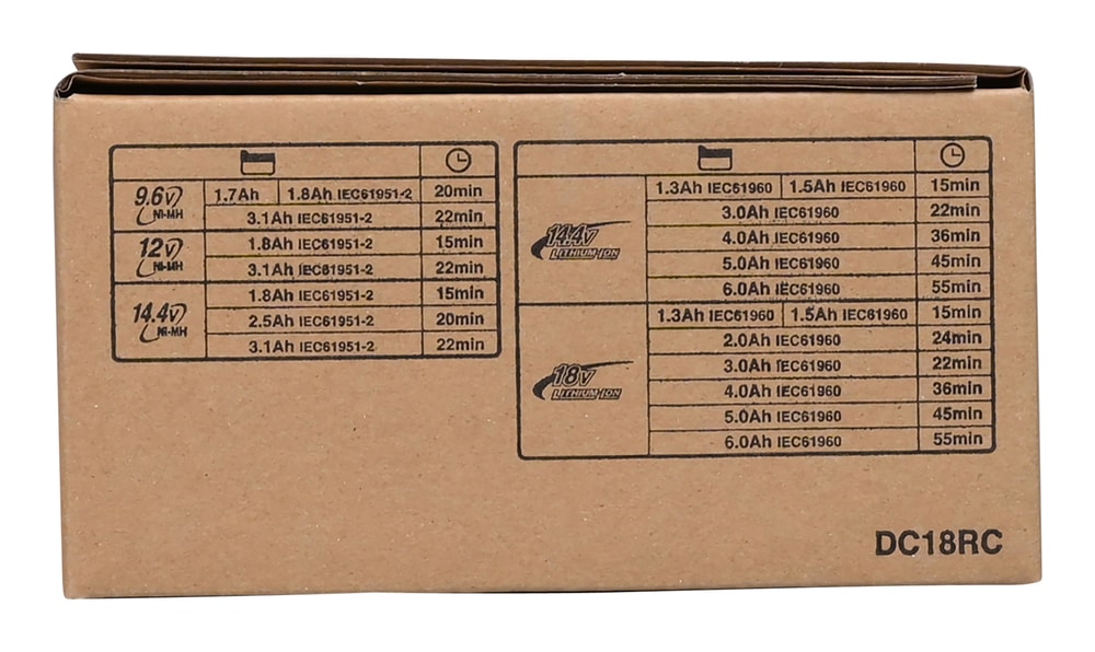 Makita Akku-Ladestation »DC18RC«, Schnellladegerät für Akkus der LXT-Serie mit 14,4 V und 18 V