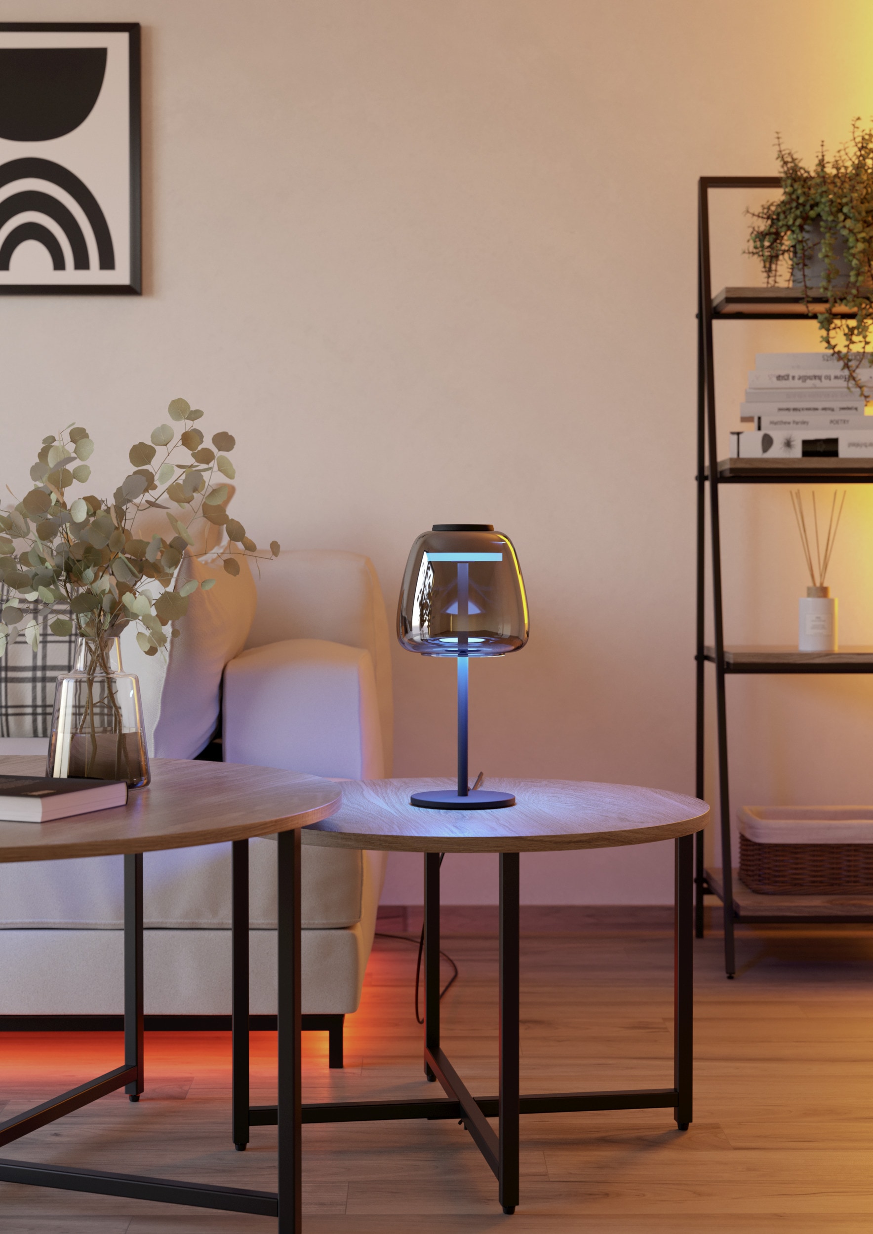 EGLO Tischleuchte »ALFERO-Z Tischlampe - Stahl - LED - 7,7W - IP20« LED-Modul 1 Stk. Kaltweiß | Neutralweiß | Warmweiß Nachttischlampe, Schreibtischleuchte, Leselampe, H34,5 x Ø16,5 cm