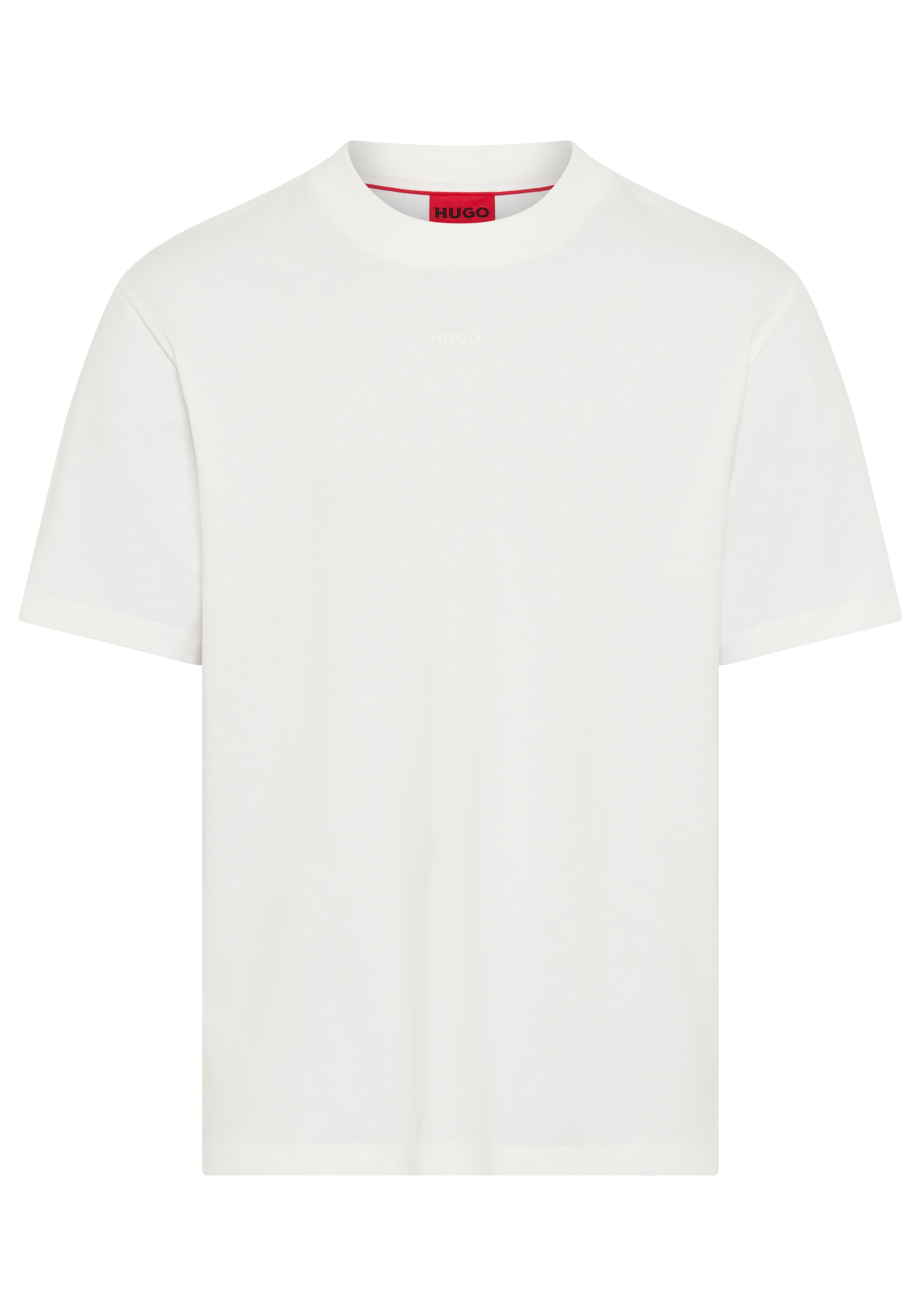 HUGO T-Shirt Rundhalsausschnitt, Relaxed Fit, Logo-Print