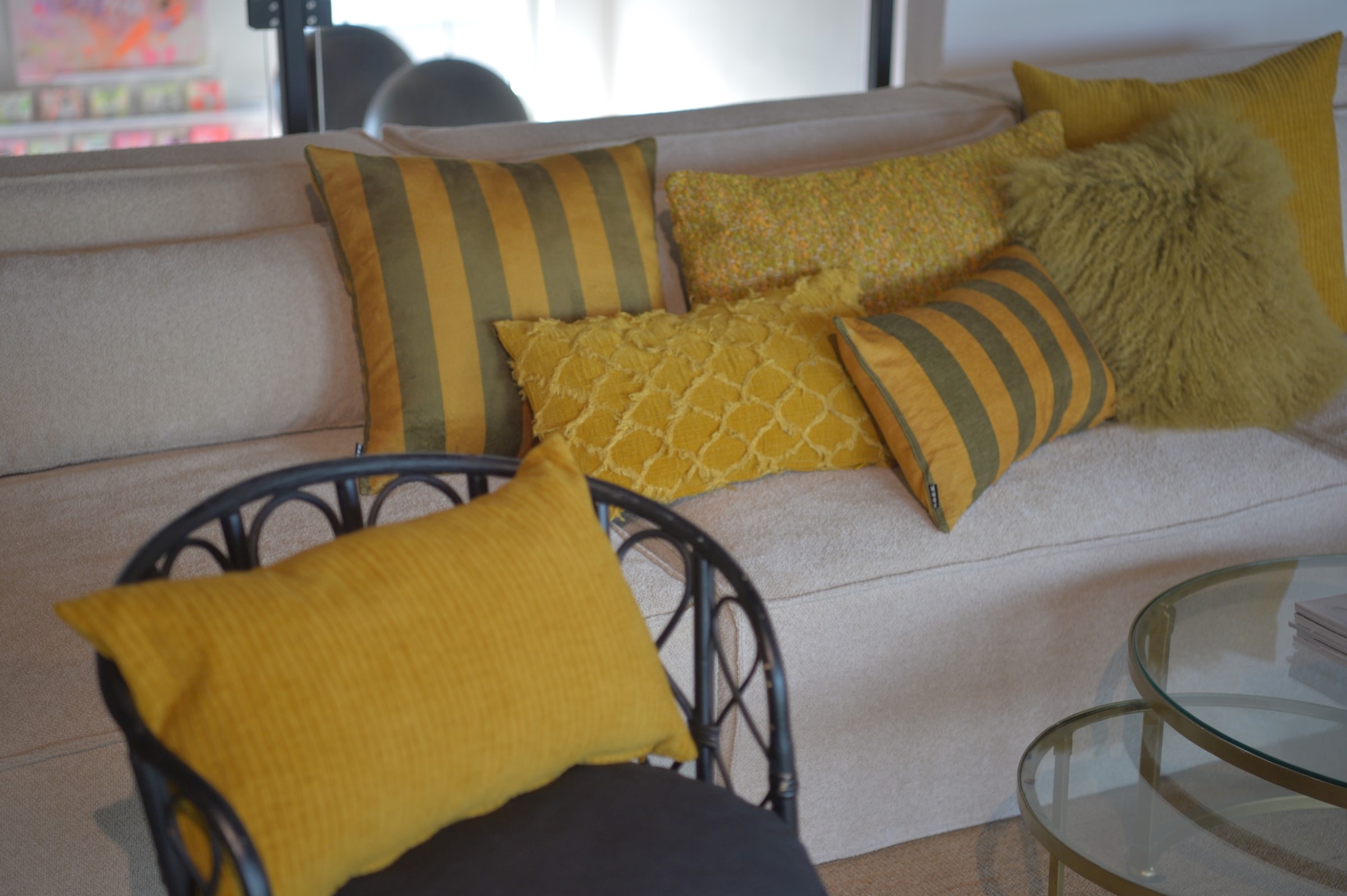 H.O.C.K. Dekokissen »Jonny« Cordkissen inkl. Füllung, 45x45cm, Dekokissen, strukturiert