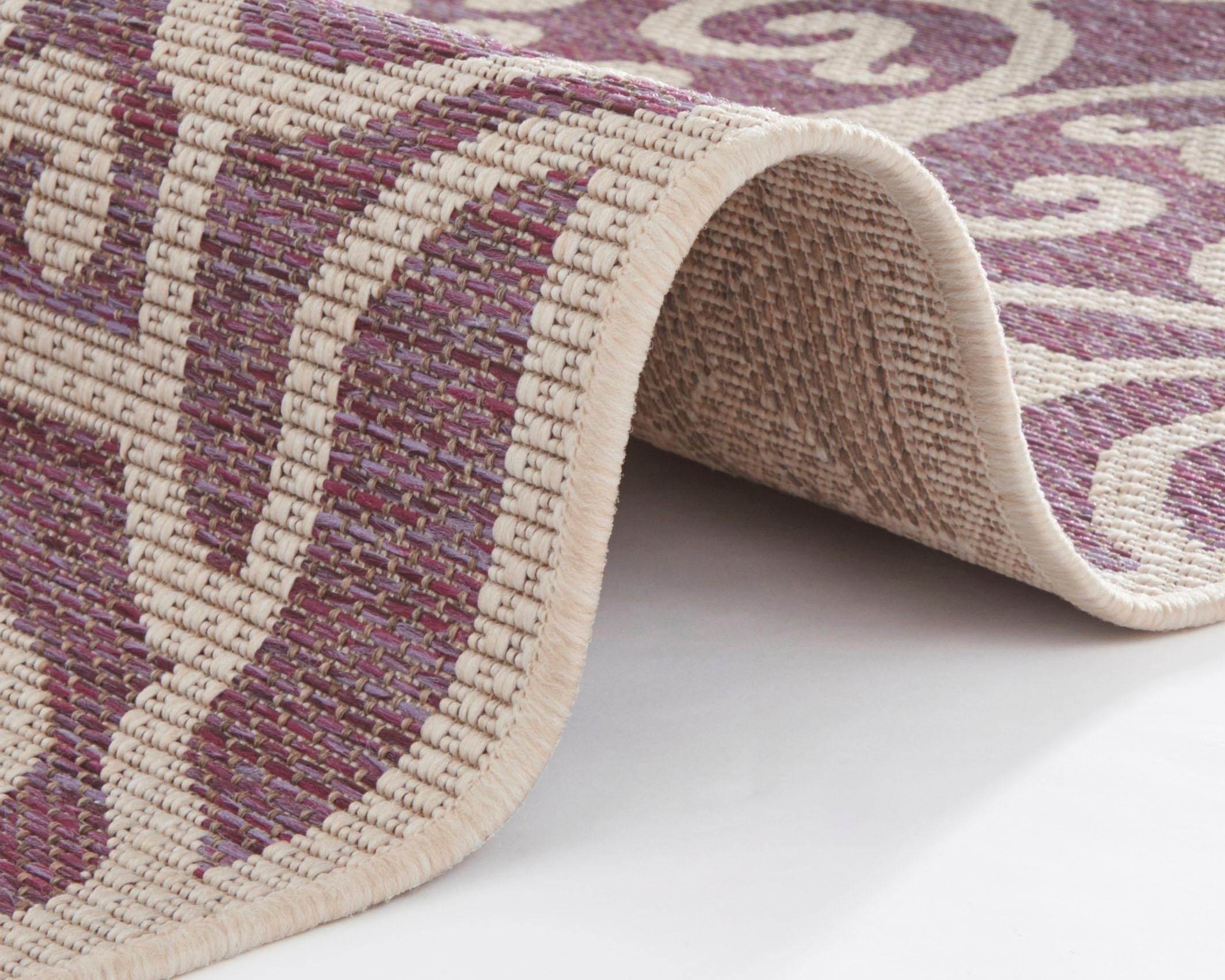 NORTHRUGS Teppich »Nebo«, rechteckig, 4 mm Höhe, Sisal Optik, Robust, Pflegeleicht, Flachgewebe