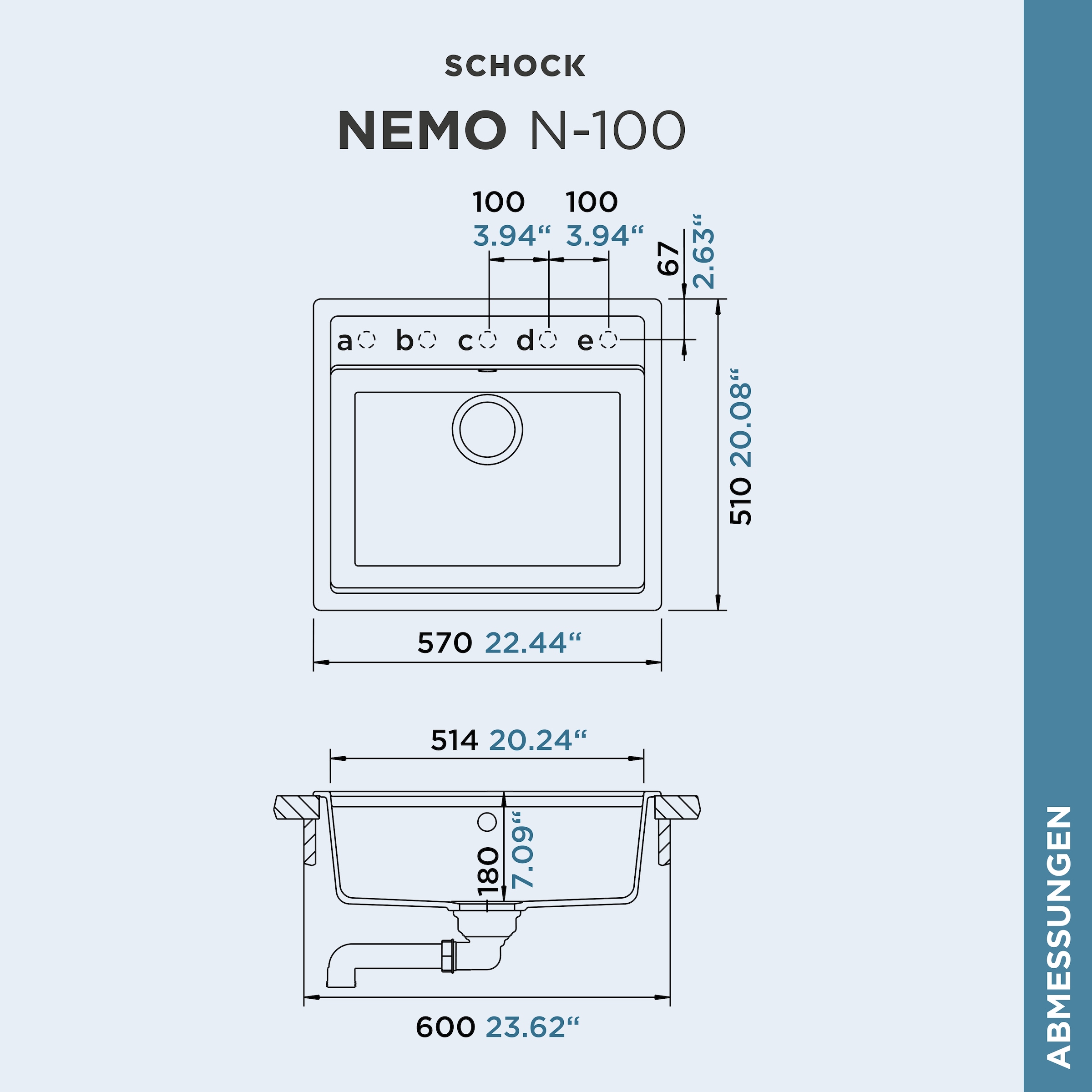 Schock Granitspüle »Oslo«