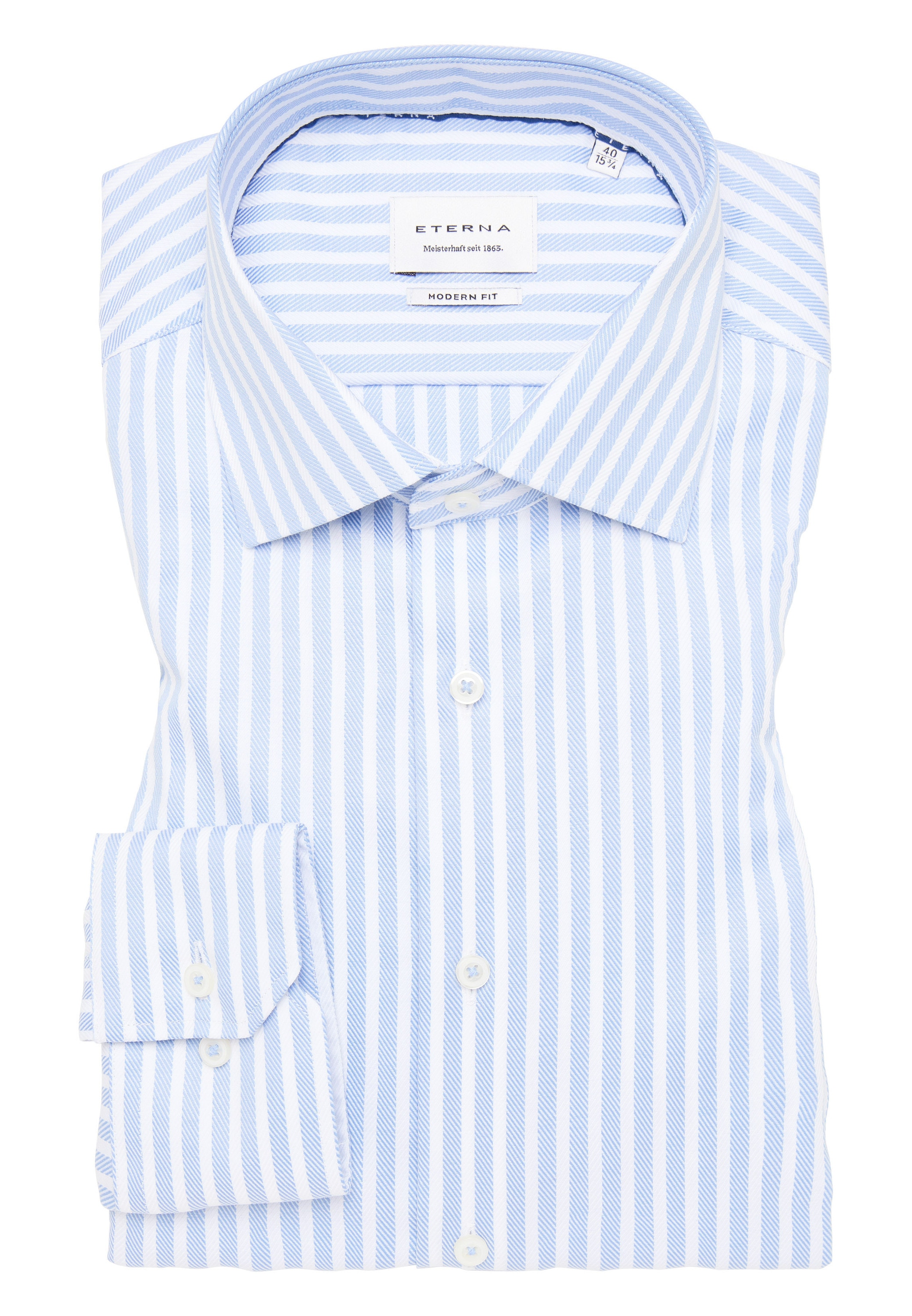 Eterna Langarmhemd »MODERN FIT« NON IRON (bügelfrei)