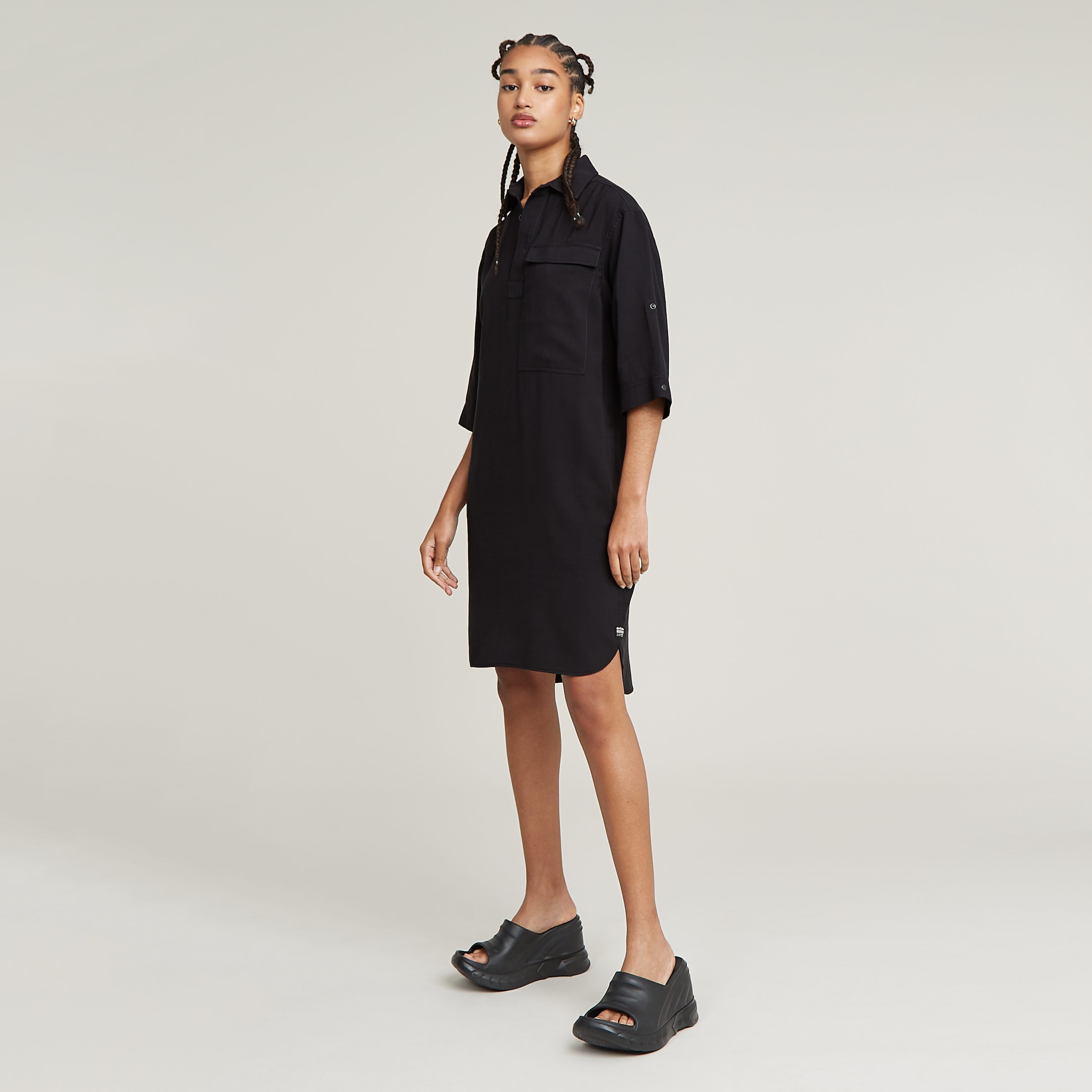 G-STAR Shirtkleid »Shirt Dress«, mit krempelbaren Ärmeln