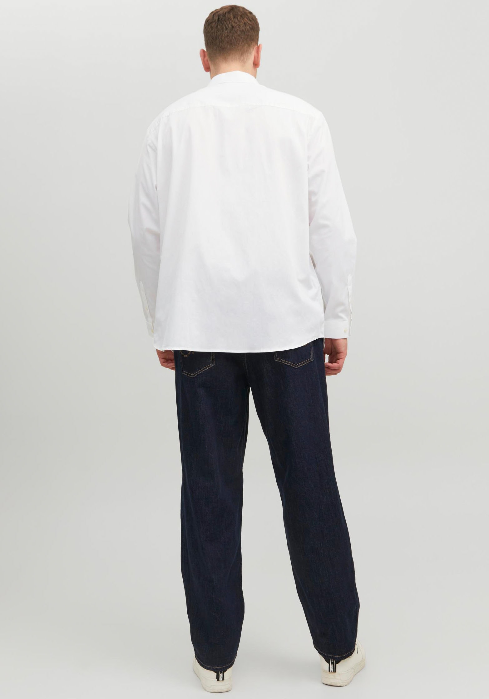 Jack & Jones PlusSize Langarmhemd »JPRBLACARDIFF SHIRT«