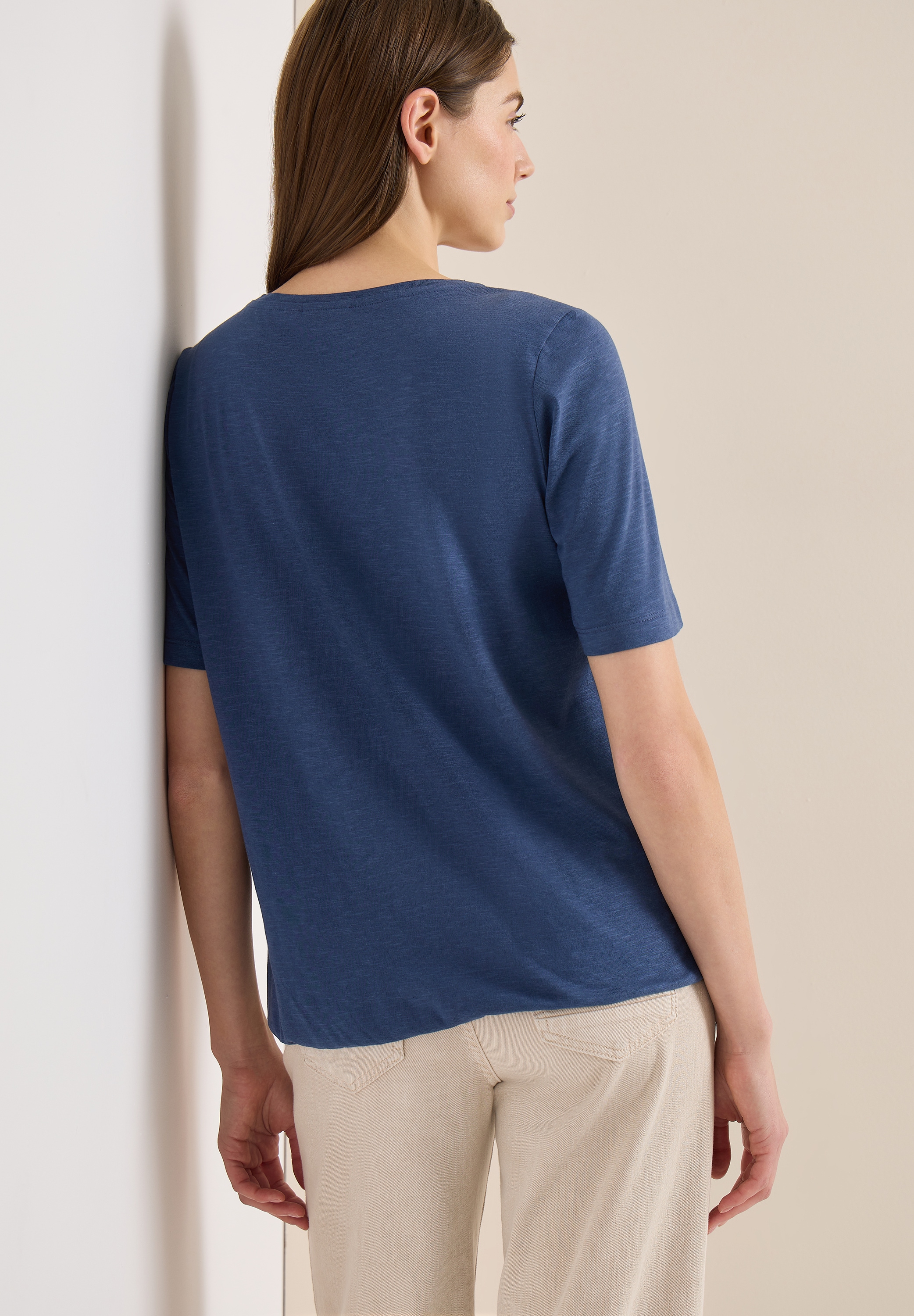 Cecil V-Shirt Sommershirt im Tunika-Look