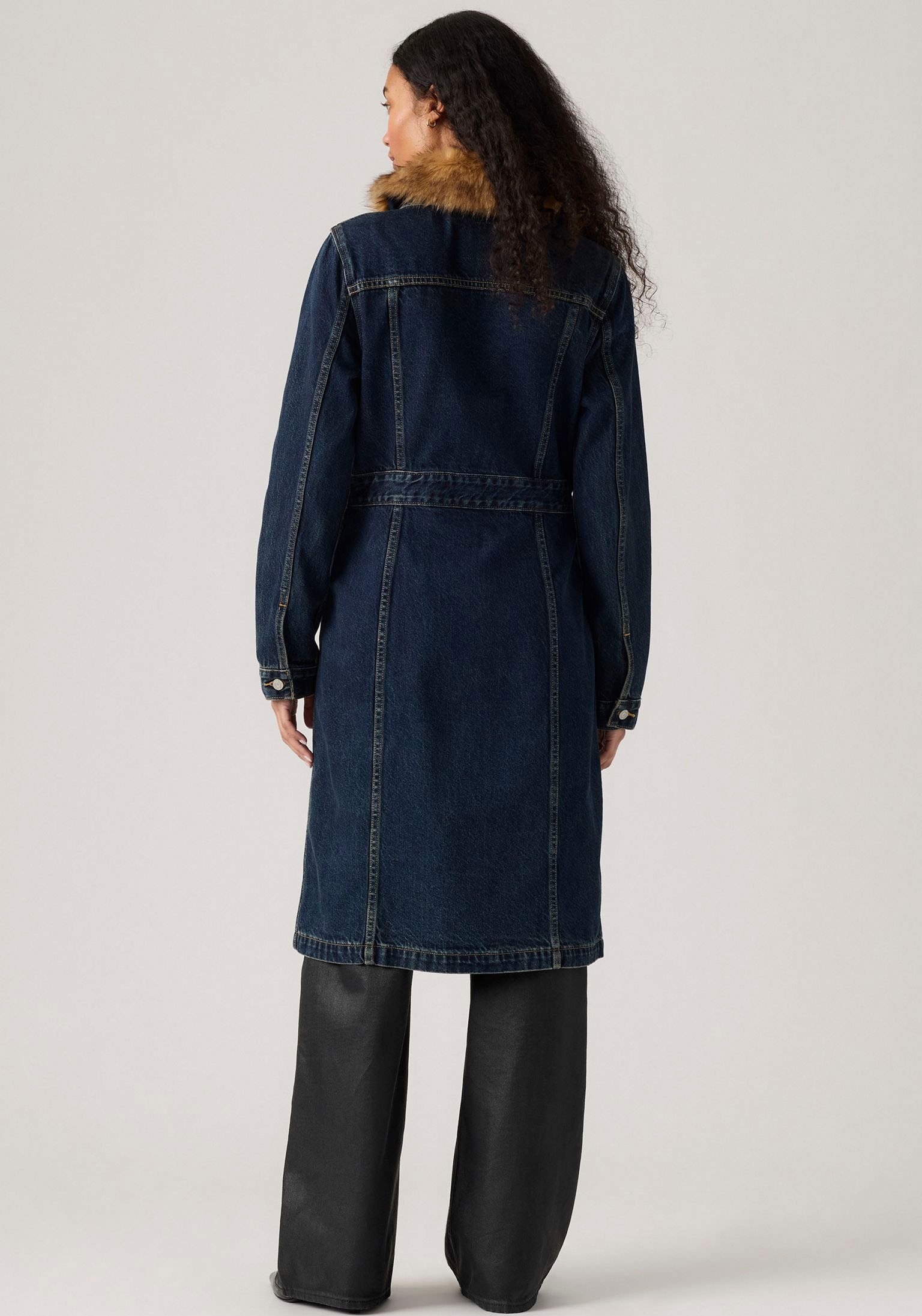 Levi's® Langmantel »MOB WIFE TRUCKER«, Kragenbesatz abnehmbar