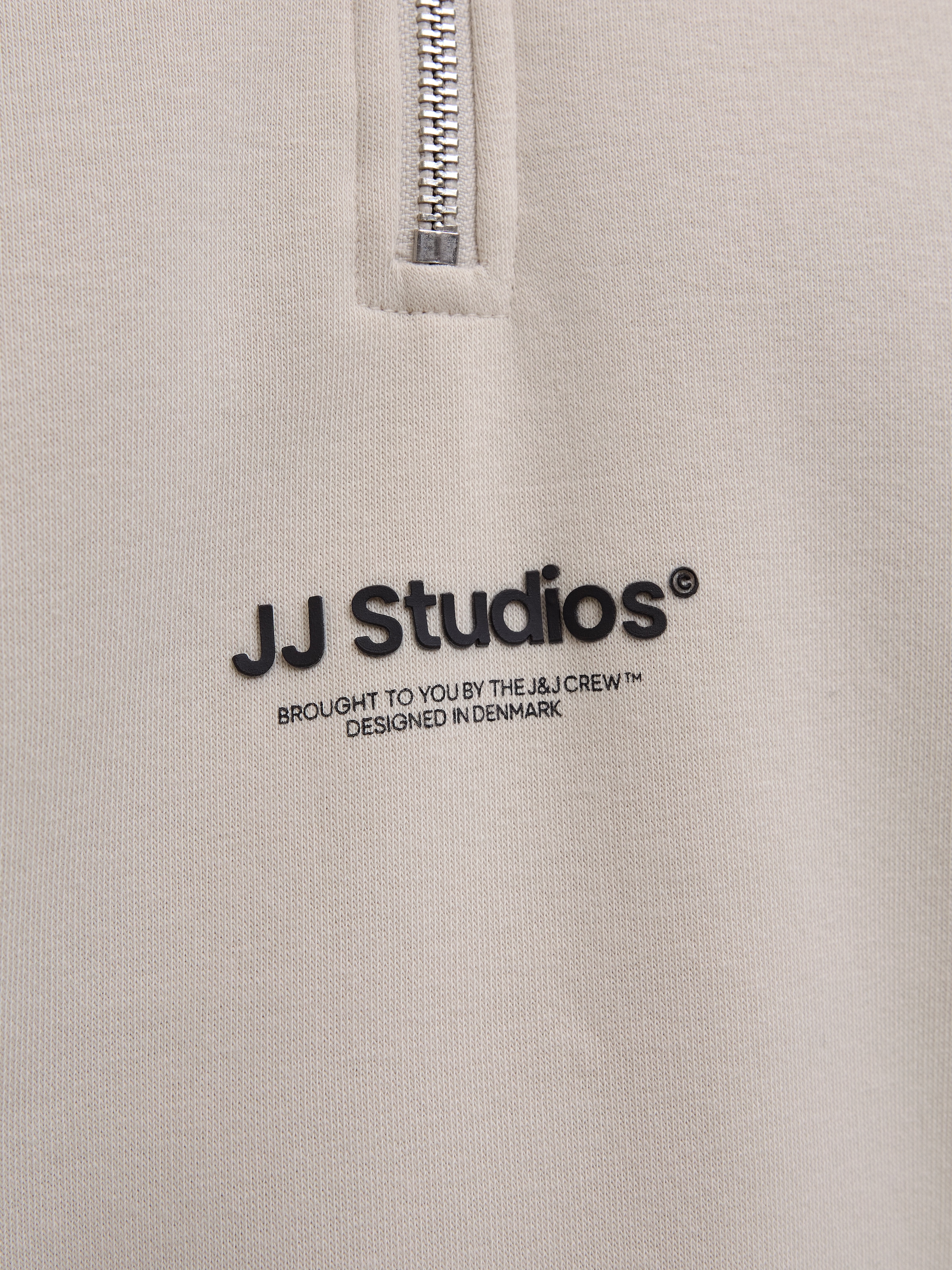 Jack & Jones Sweatshirt »JJESOHO SWEAT QUARTER ZIP HN NOOS«, Baumwollmischung, relaxed fit
