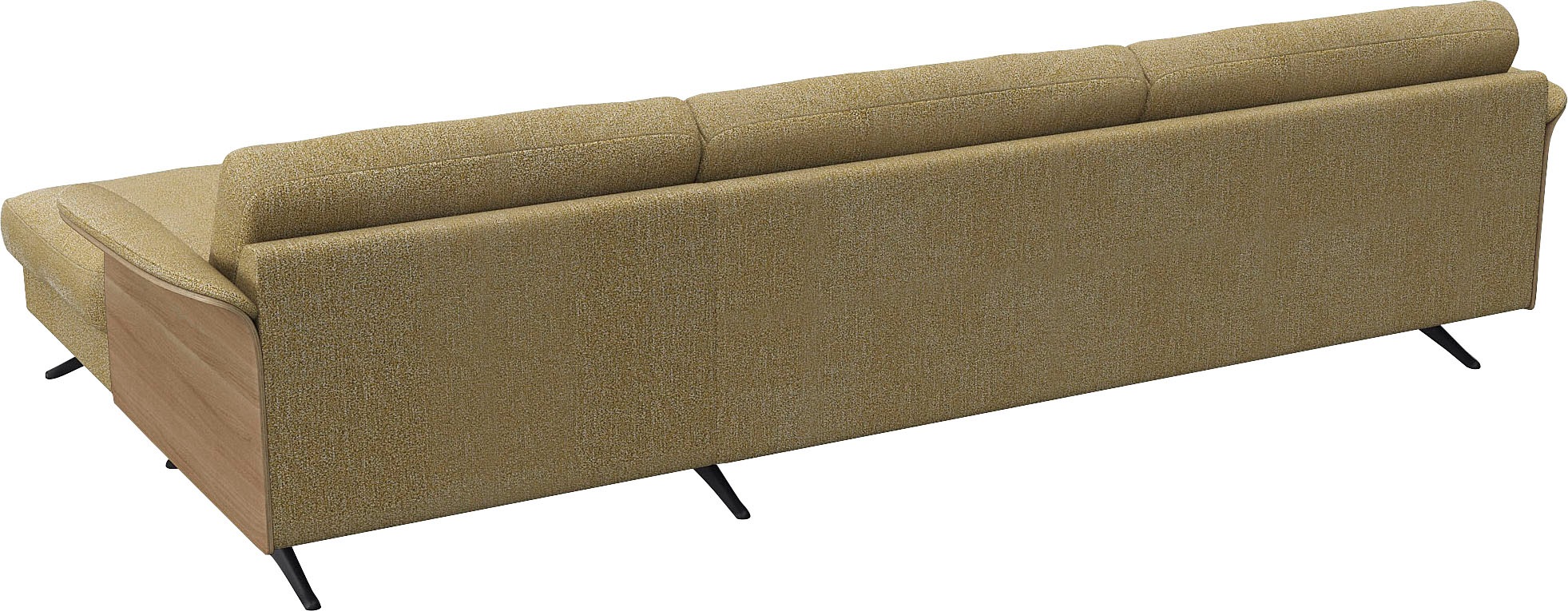 FLEXLUX Ecksofa »Glow, super bequem durch hochwertigem Sitzaufbau mit Federkern, L-Form«, Modernes skandinavisches Design