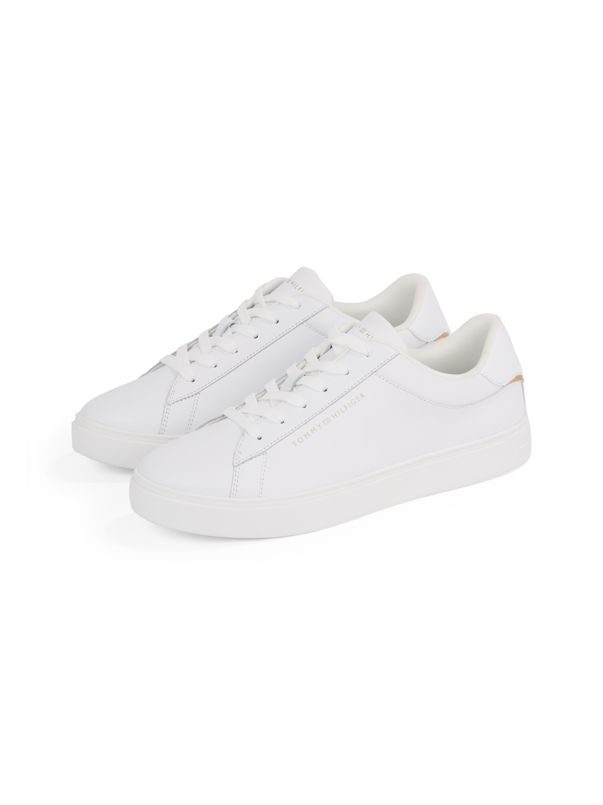 Tommy Hilfiger Plateausneaker »ESSENTIAL COURT SNEAKER«  , Freizeitschuh, Halbschuh, Schnürschuh mit Logoschriftzug