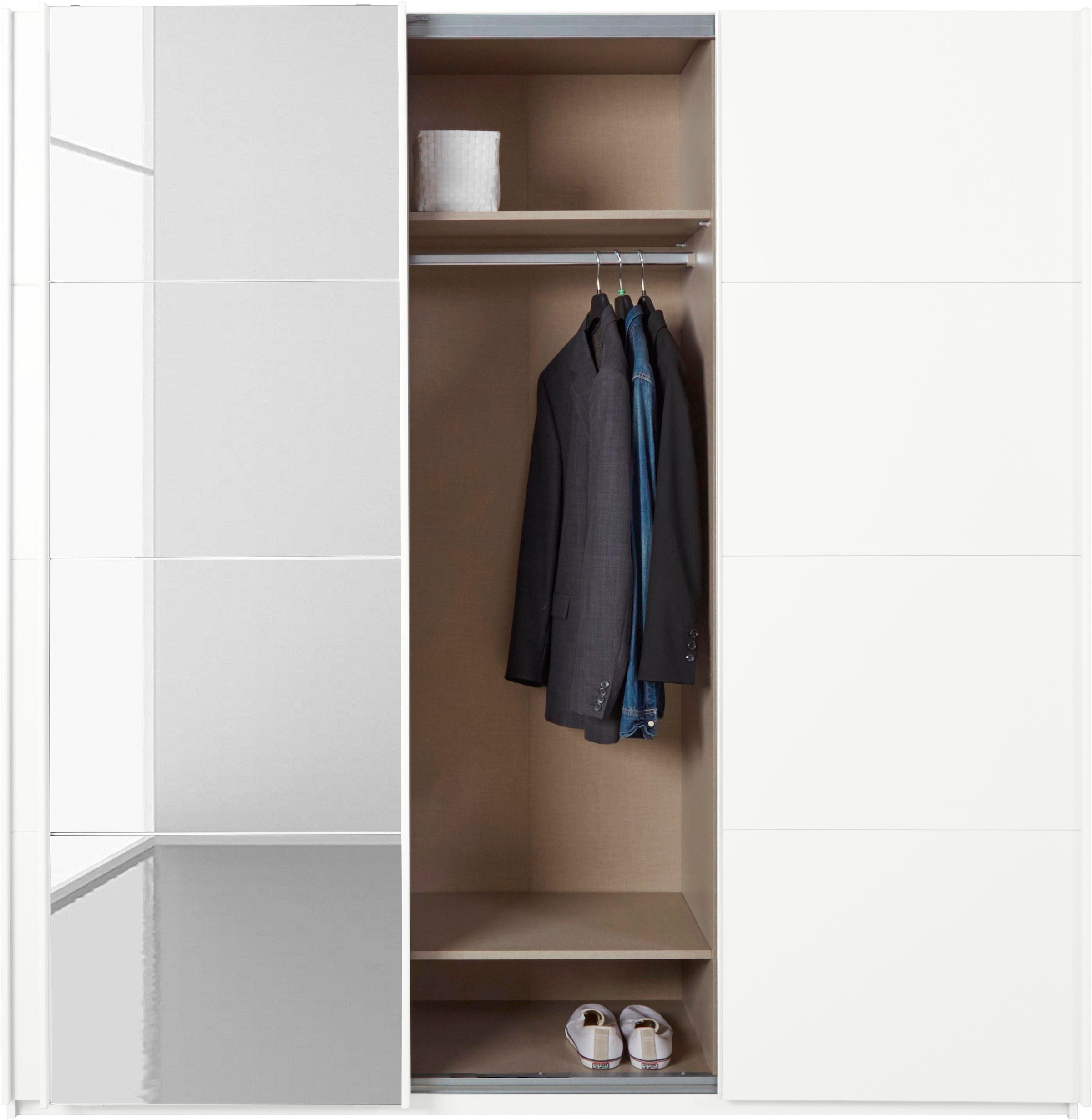 rauch Schwebetürenschrank »Kleiderschrank Schrank Garderobe Wäscheschrank BESTSELLER KEPAN«, inkl. Schubladen-Einsatz und extra Einlegeböden MADE IN GERMANY