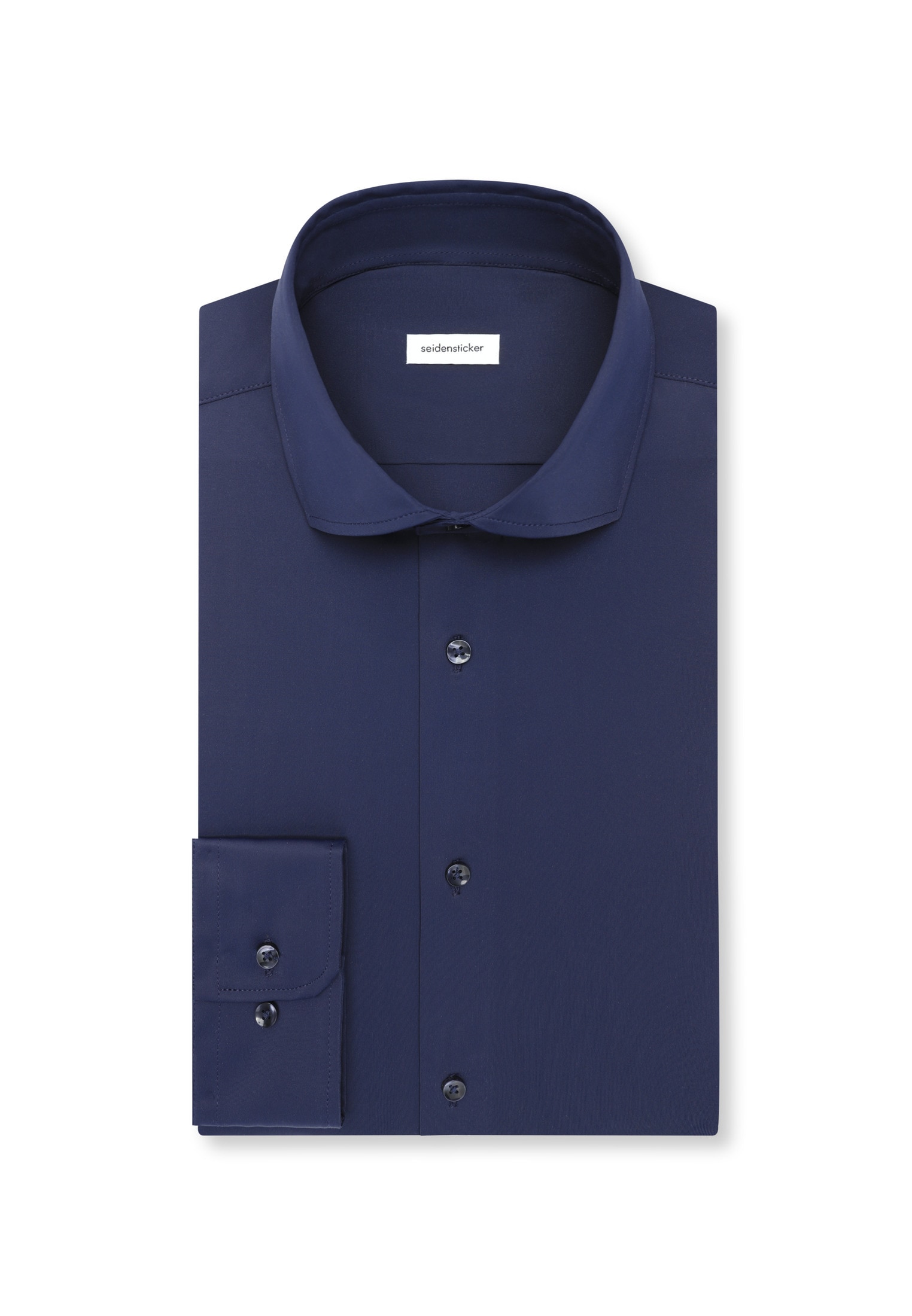 seidensticker Businesshemd »Schwarze Rose« Slim 1/1 Kentkragen Uni