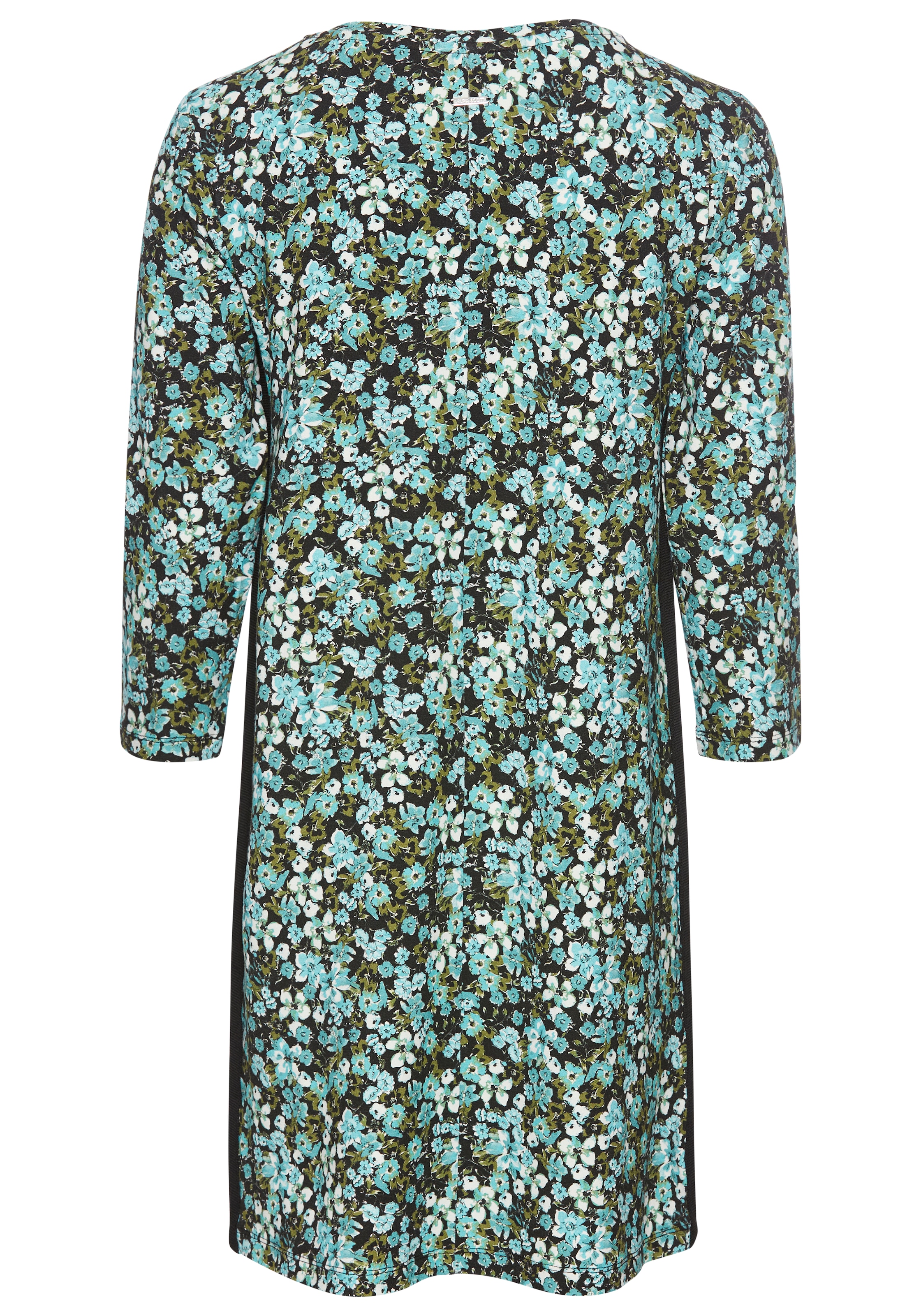 Laura Scott Jerseykleid, mit Kontraststreifen