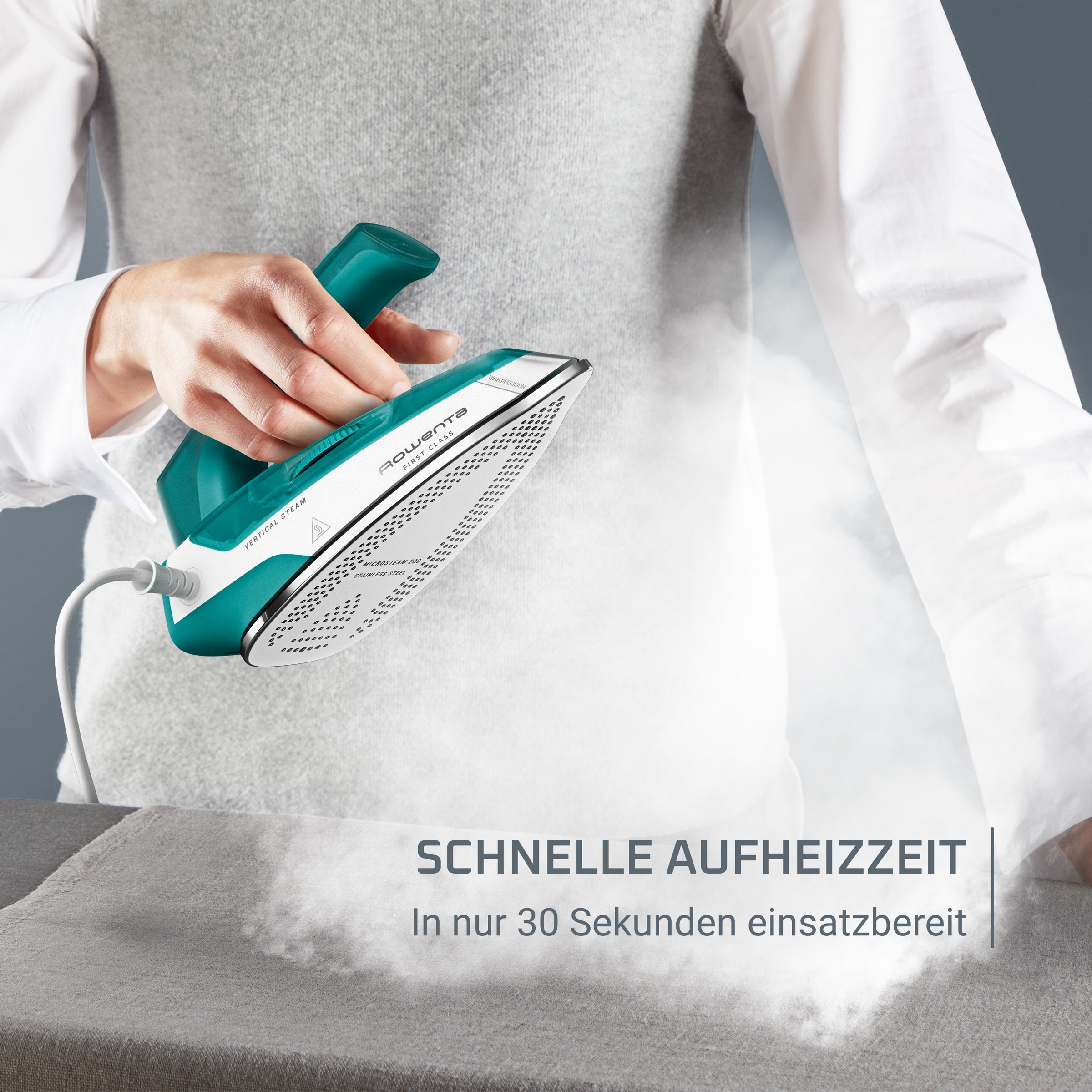 Rowenta Dampfbügeleisen »First Class« 1000 W klappbares Reiseformat, schnelles Aufheizen, Präzisionsbügelspitze
