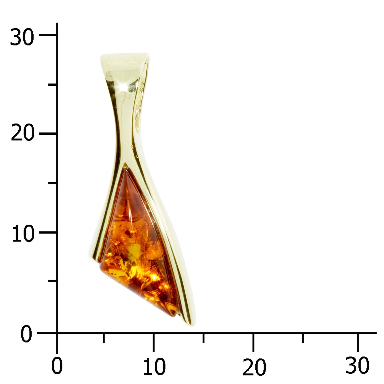 OSTSEE-SCHMUCK Kettenanhänger »- Reia - Gold 333/000 - Bernstein«