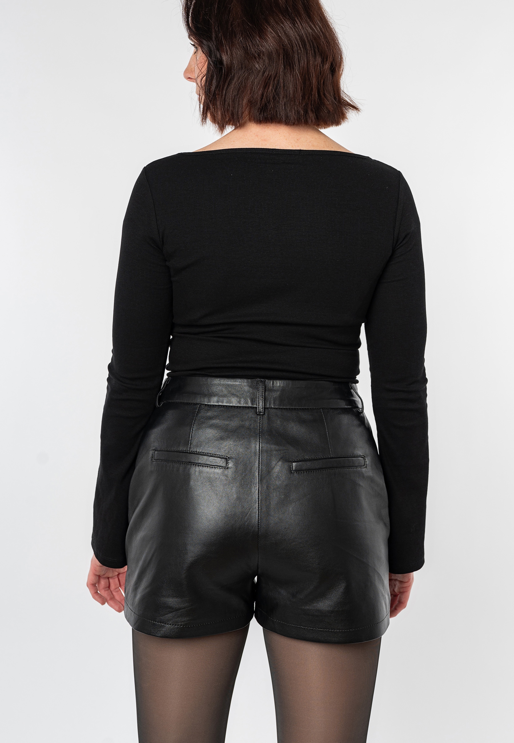 Mauritius Shorts »MWMaluna«  aus Leder gefertigt