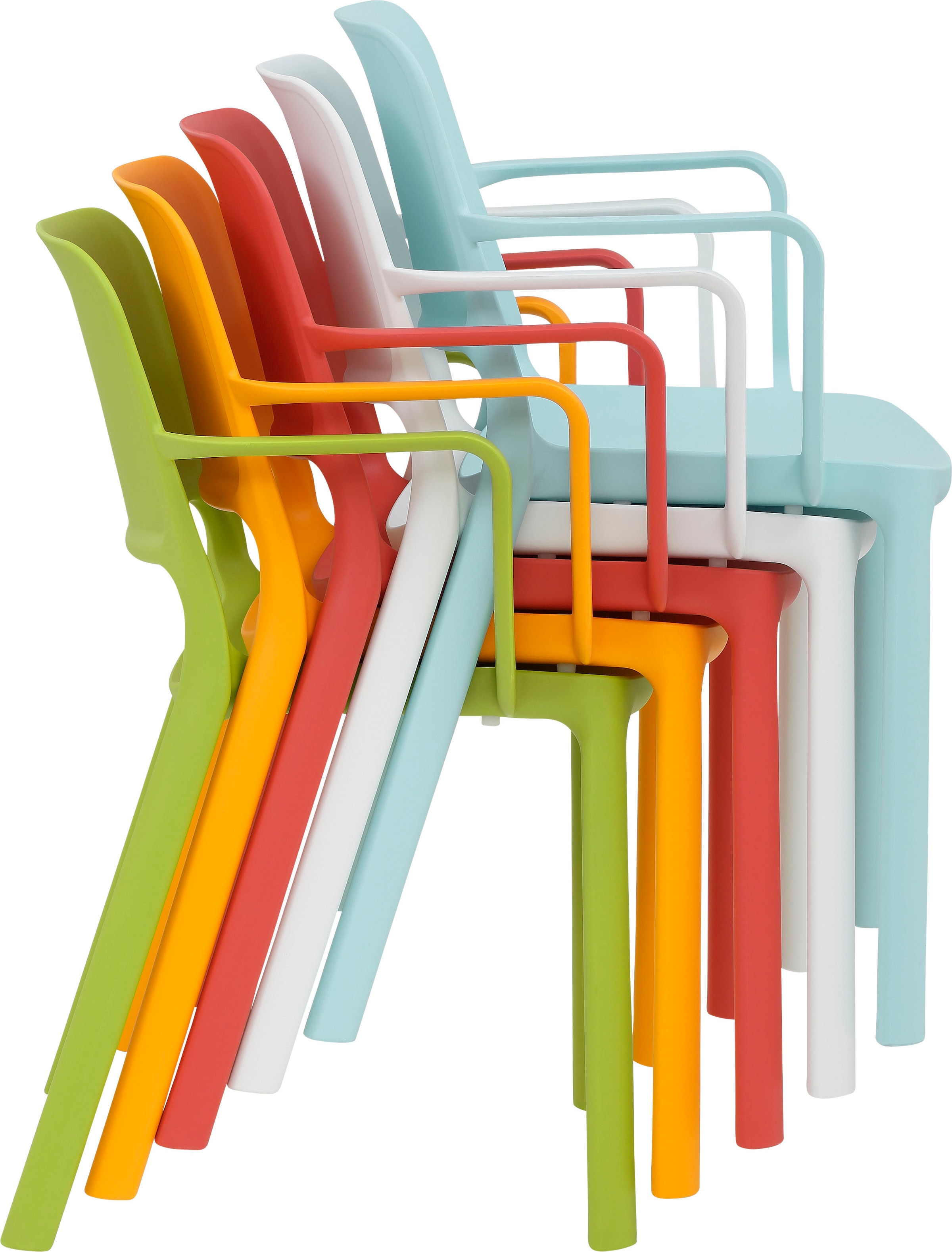 Mayer Sitzmöbel Stapelstuhl »Stapelstuhl myNUKE« (Set) stapelbar