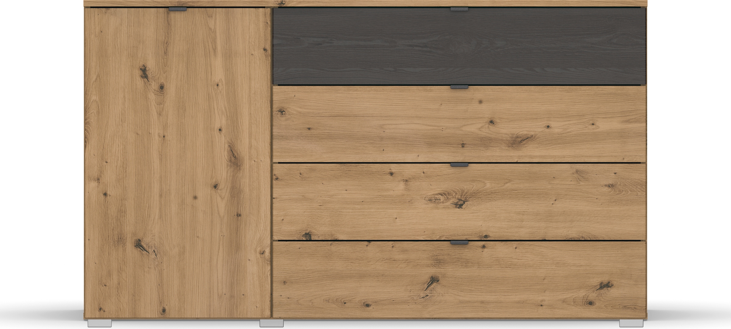 rauch Kombikommode »Kommode Sideboard Schubladenkommode Türenkommode APOLLON«, mit 1 Tür und 4 Schubladen, 1 Schublade in Absetzung MADE IN GERMANY