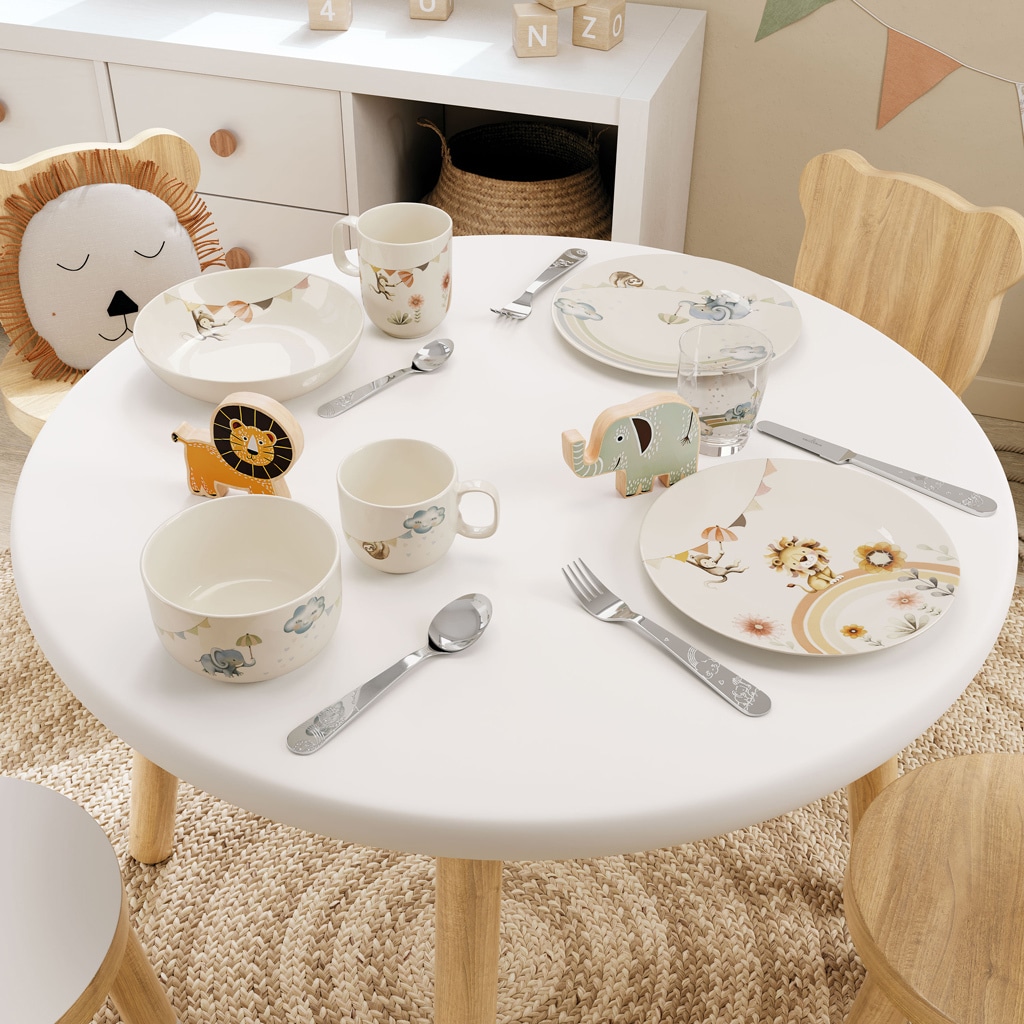 Villeroy & Boch Kindergeschirr-Set »Kindergeschirr Set Roar like an Elephant 3er Set bunt«