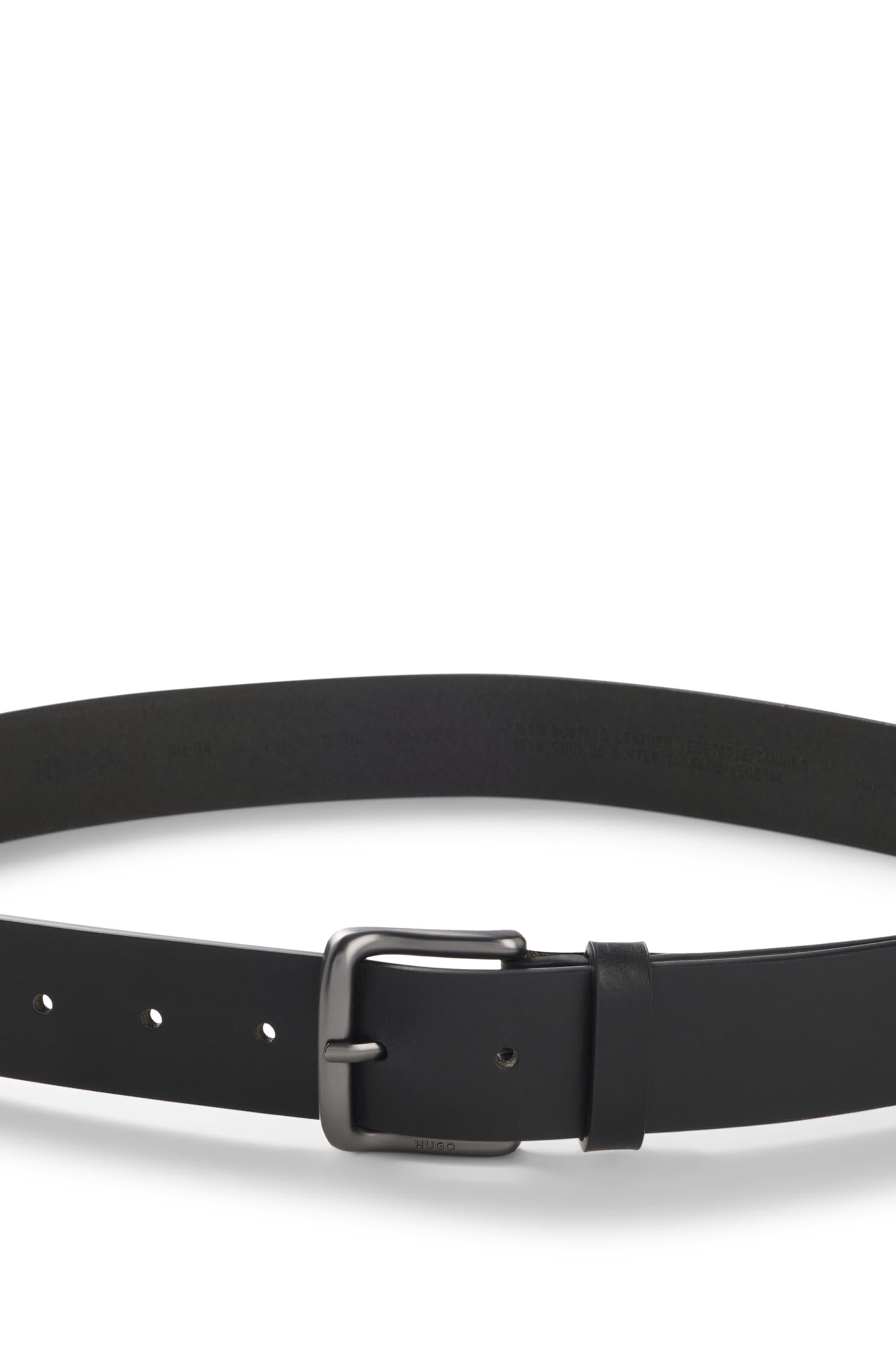 HUGO Ledergürtel »Geffrey Sz35« aus Büffelleder, MADE IN ITALY