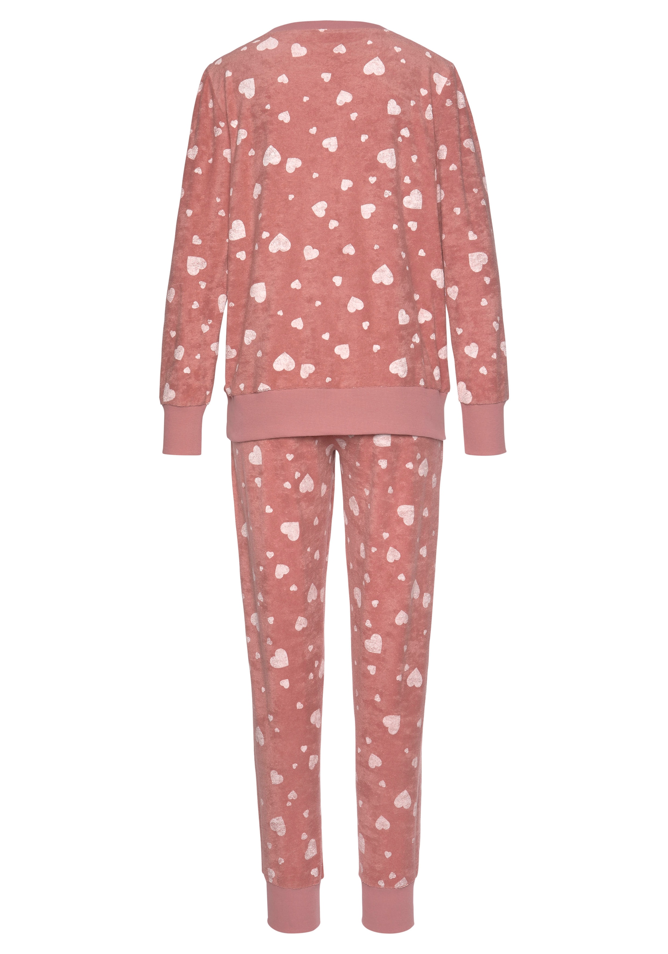 Vivance Dreams Pyjama, (2 tlg.), mit Alloverdruck