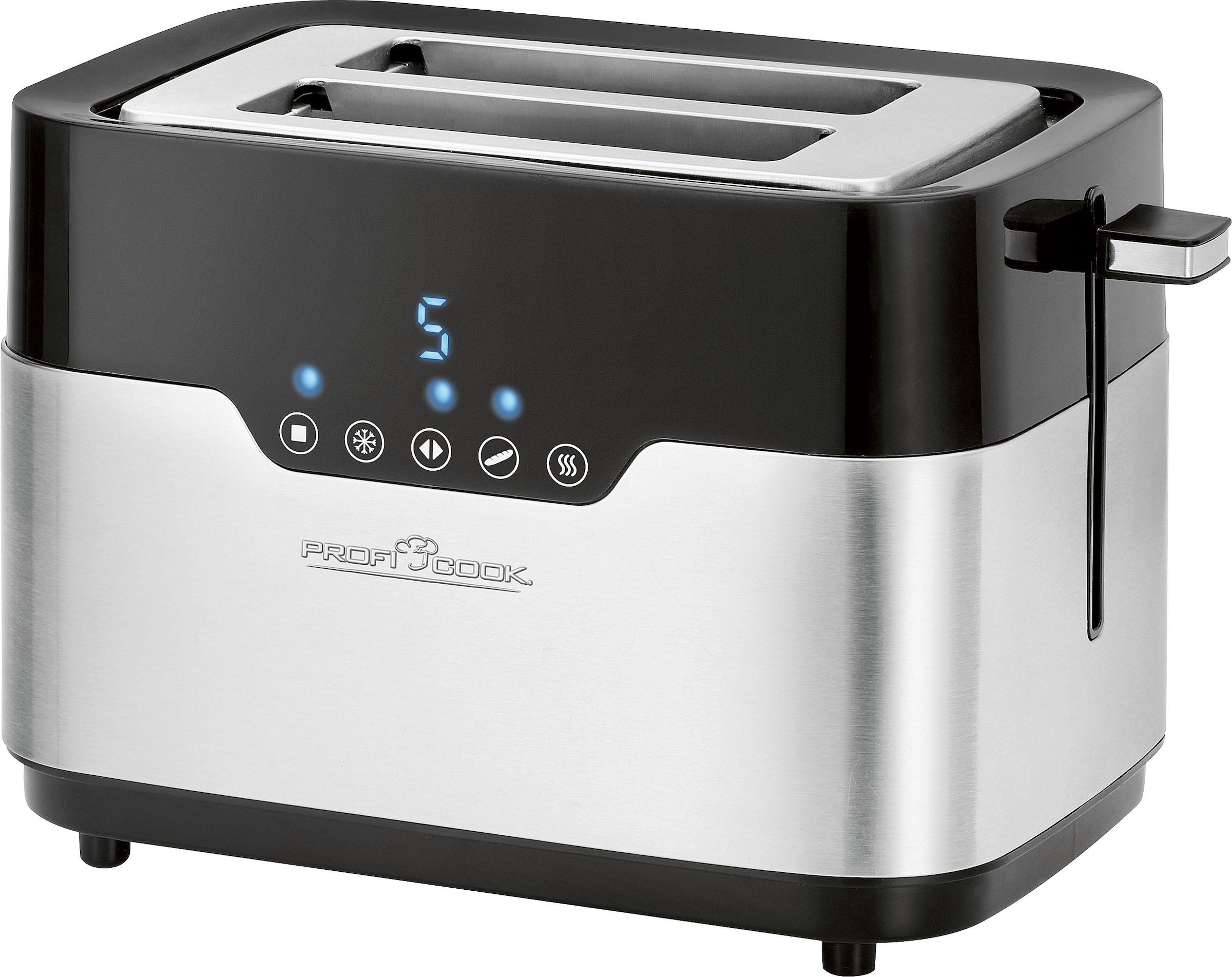 ProfiCook Toaster »PC-TA 1170«, für 2 Garantie 3 Jahren XXL 920 mit Watt Scheiben