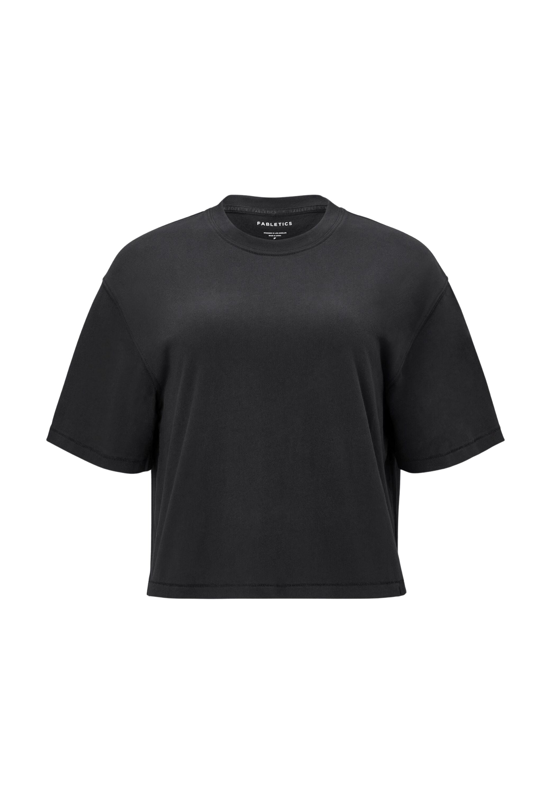 Fabletics Shirttop »Fabletics Top COTTON BOXY TEE« mit Rundhalsausschnitt
