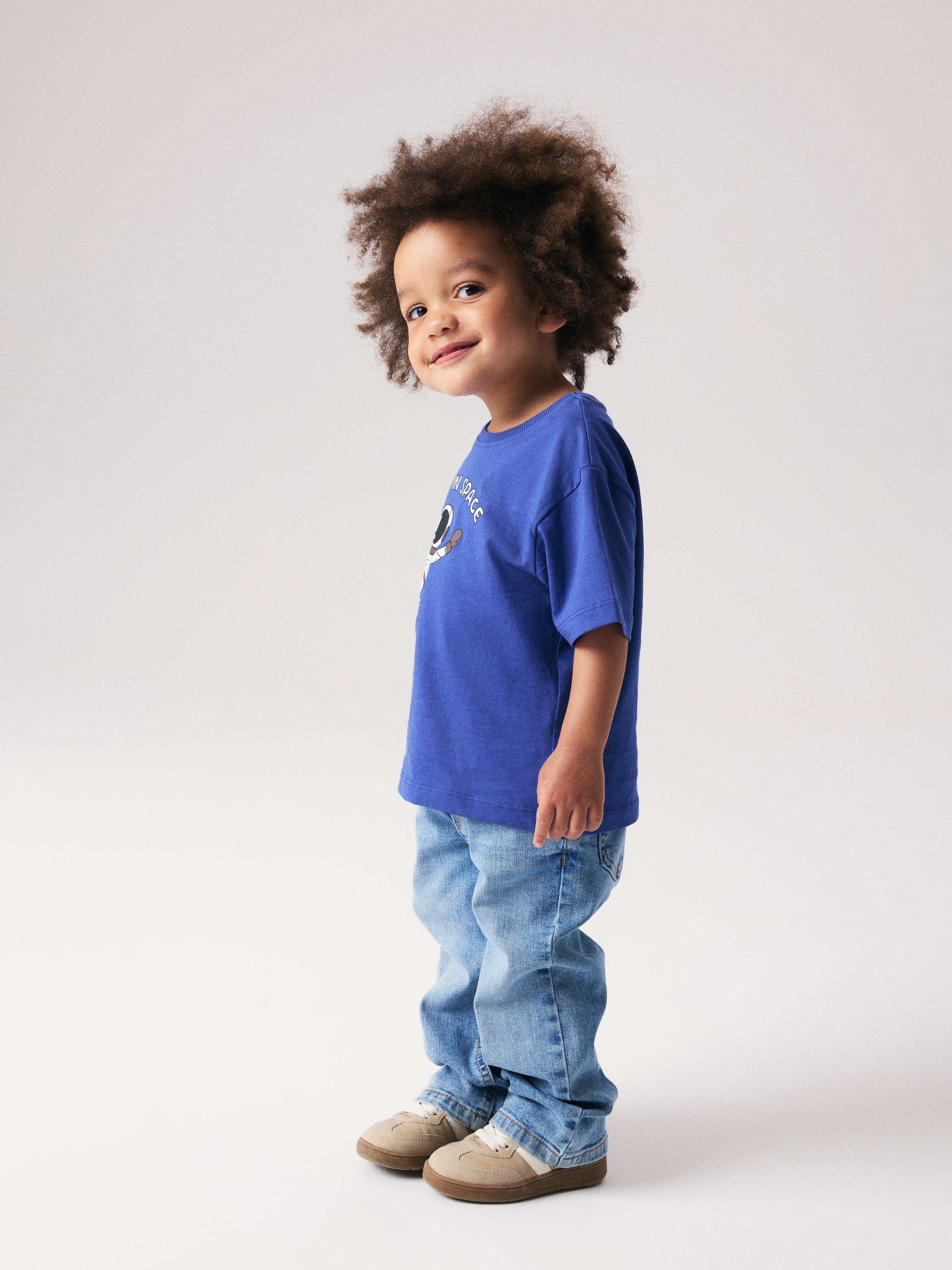 Name It Rundhalsshirt »NMMKASIL SS NREG TOP PB« Baumwolle, regular fit