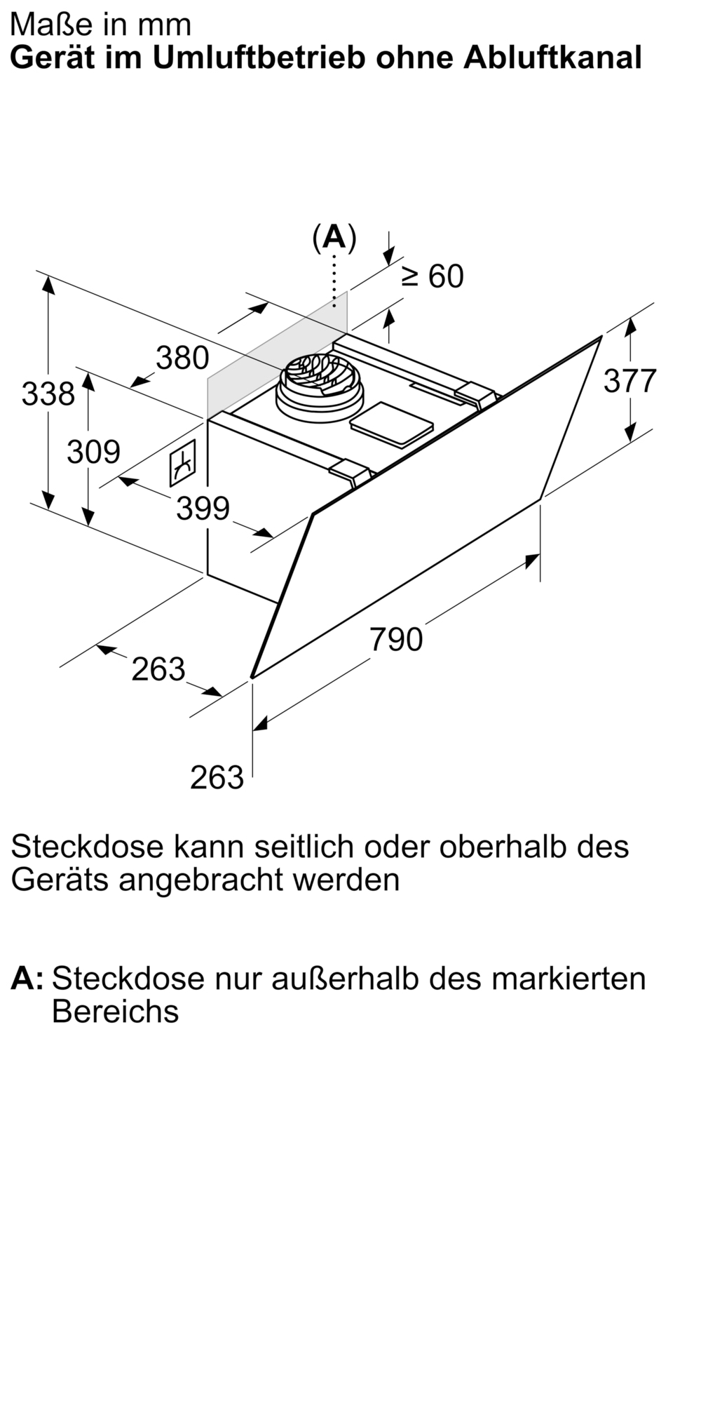 SIEMENS Wandhaube »LC85KDF61« Serie iQ300