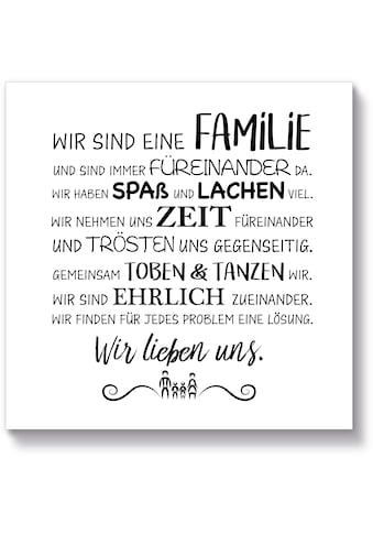 Artland Holzbild »Familie I«, Sprüche & Texte, (1 St.) kaufen