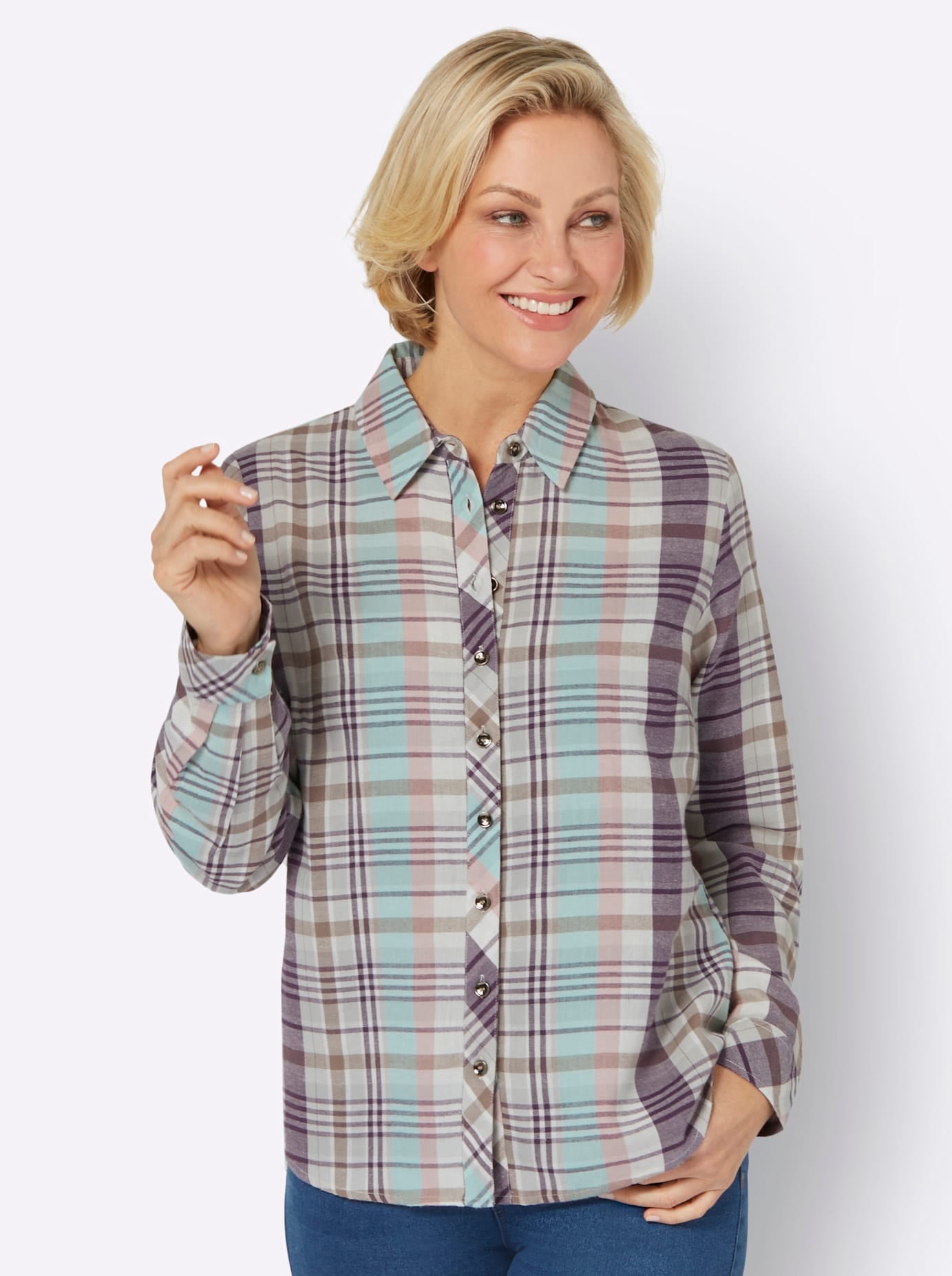 Classic Basics Flanellbluse