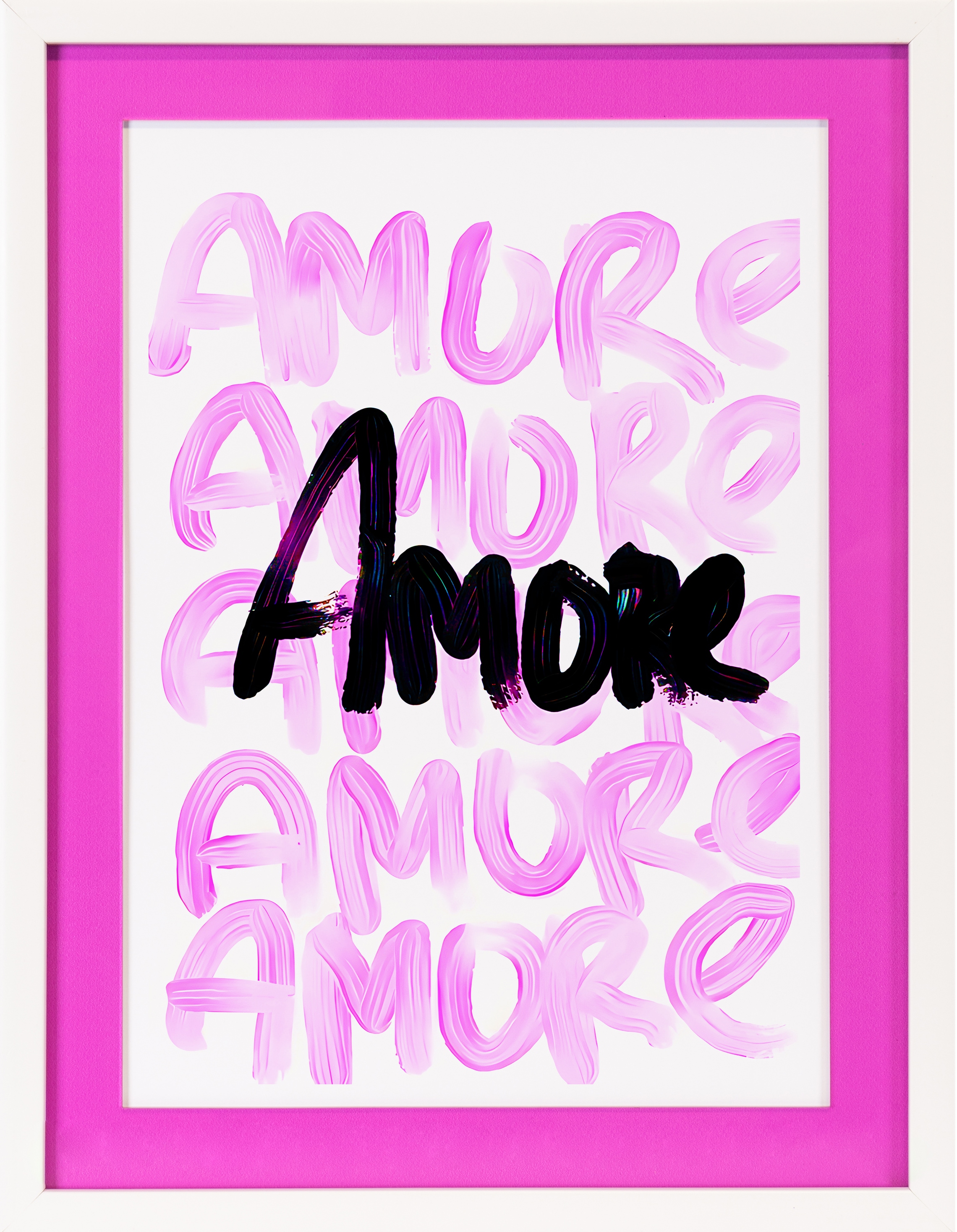 queence Bild mit Rahmen »Spruch, Sprüche, Liebe« Liebessprüche | Sprüche 1 Stk. tlg. Poster mit buntem Acrylglas Passepartout