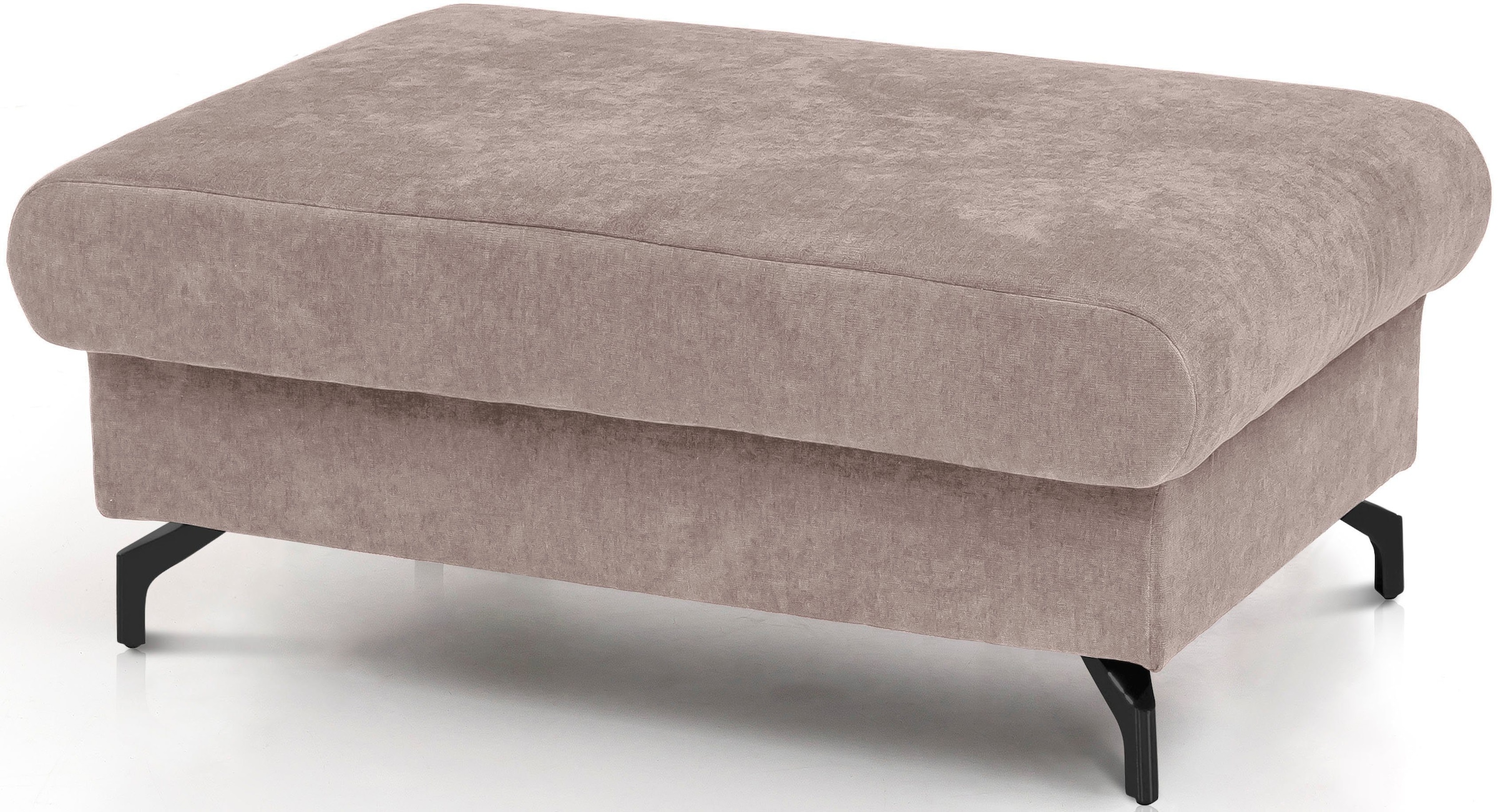 COTTA Polstergarnitur »Komaris L-Form«, (Set), Set bestehend aus: Ecksofa mit Kopfteilverstellung & Hocker